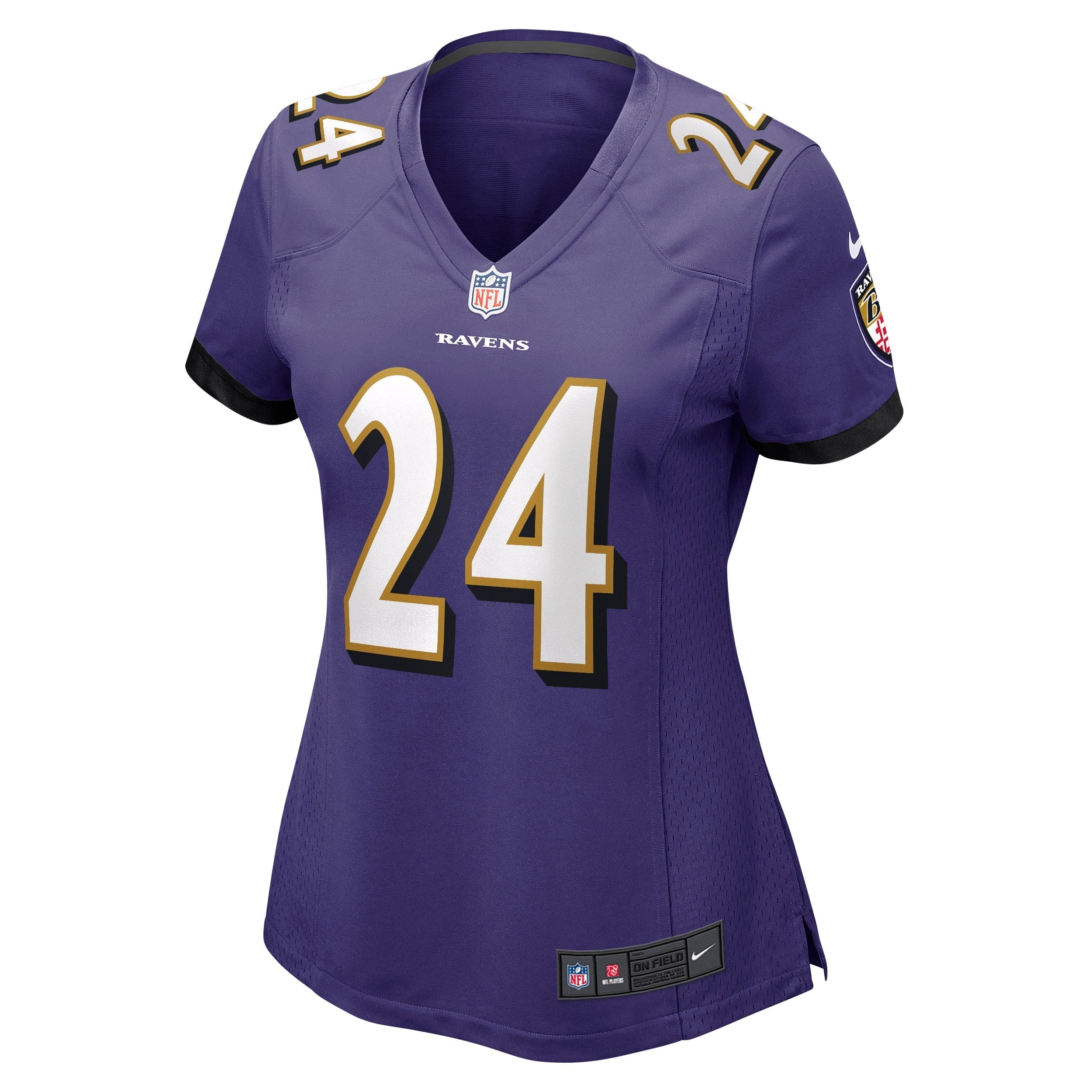 Women's Nike Marcus Peters Purple Baltimore Ravens Game Jersey