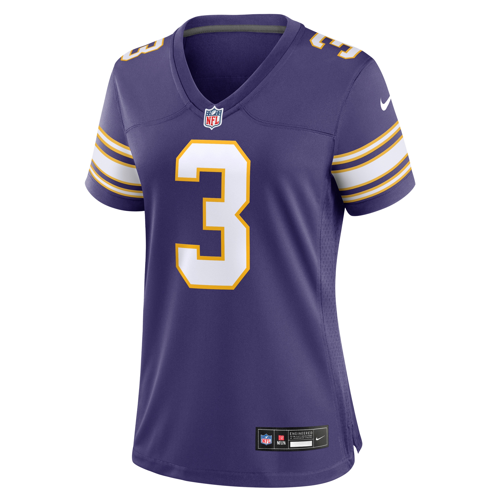 Jordans Addison Minnesota Vikings Nike Women's Classic Player Game Jersey - Purple