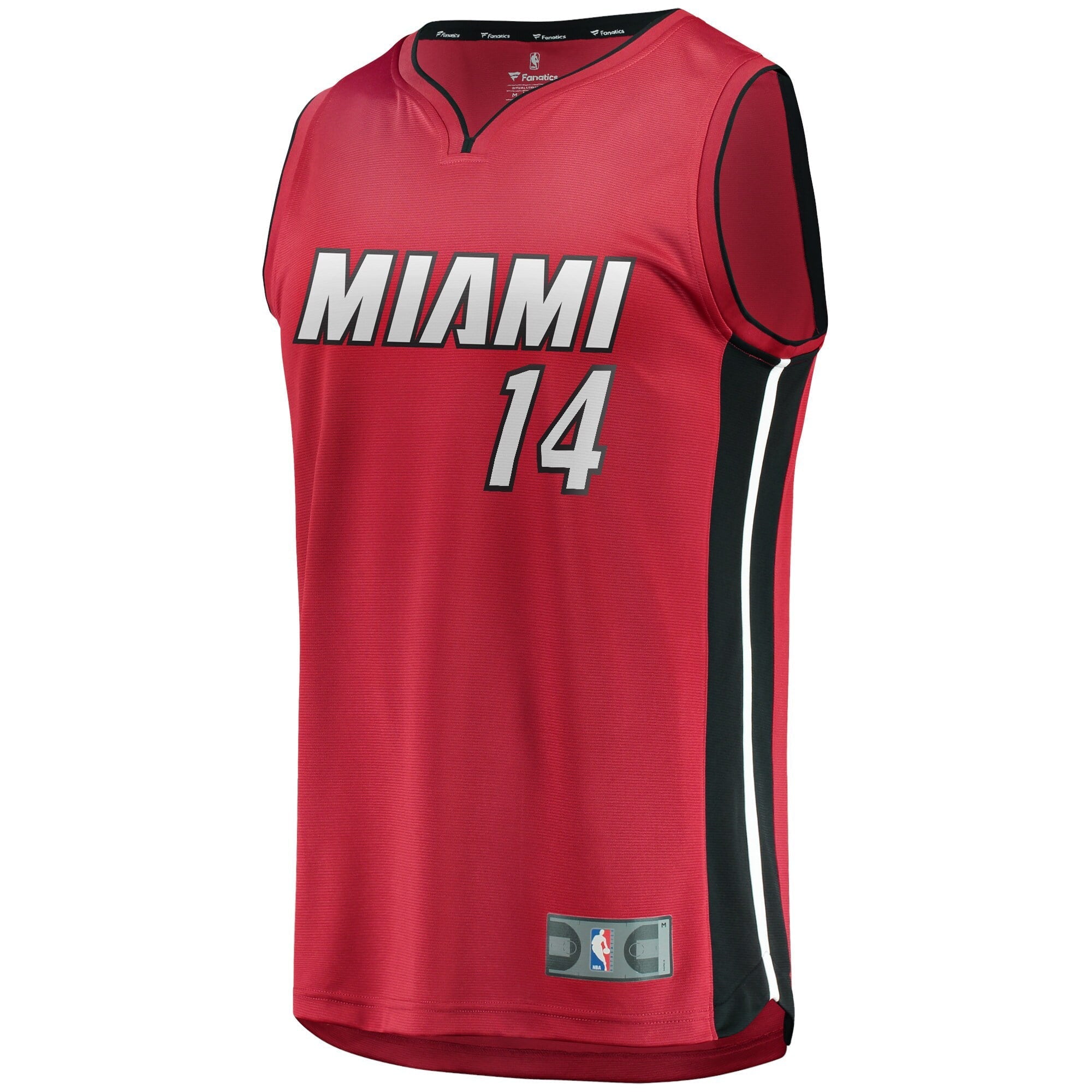 Men's Fanatics Branded Tyler Herro Red Miami Heat 2020/21 Fast Break Replica Jersey - Statement Edition