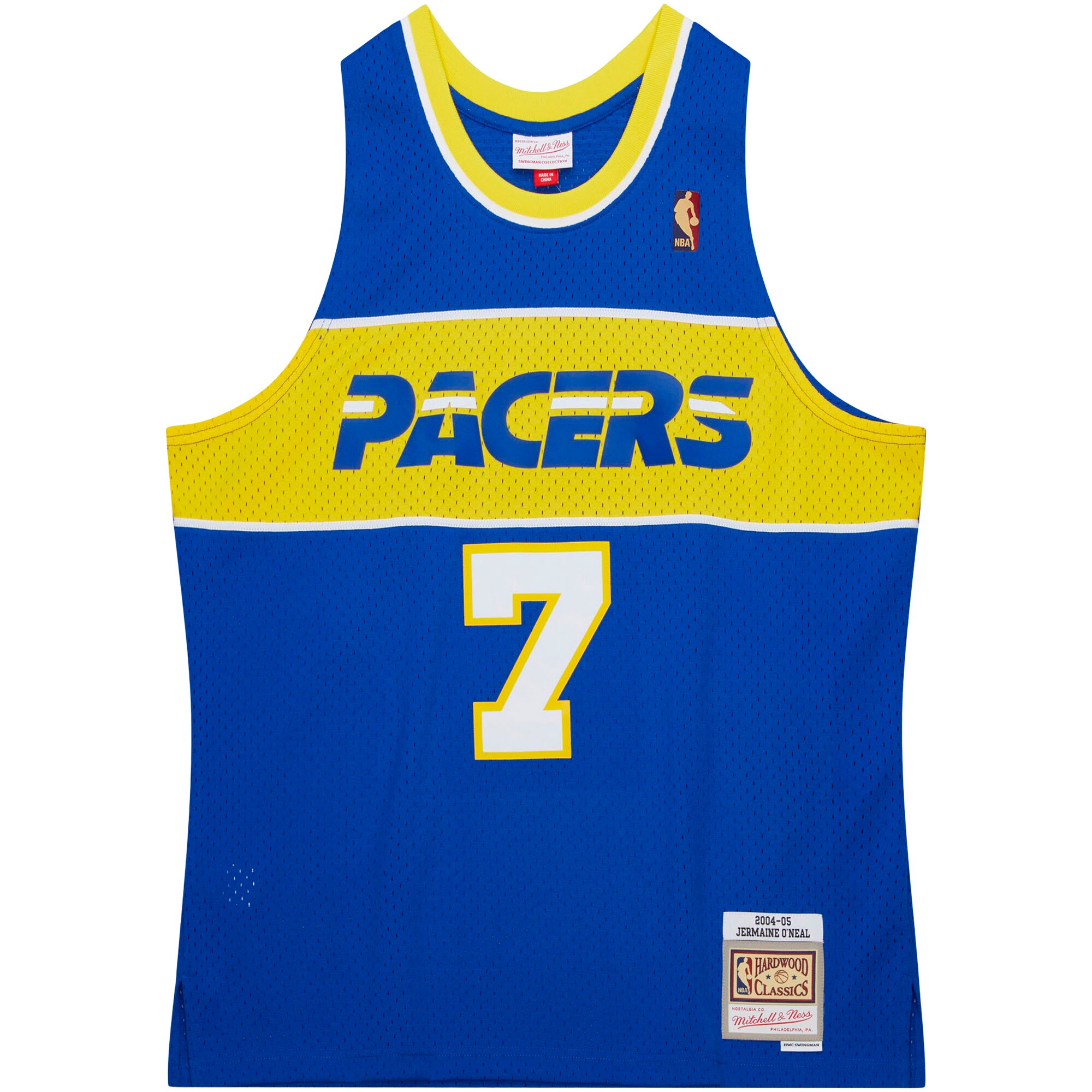 Jermaine O'Neal Indiana Pacers Mitchell & Ness Hardwood Classics Swingman Jersey - Royal