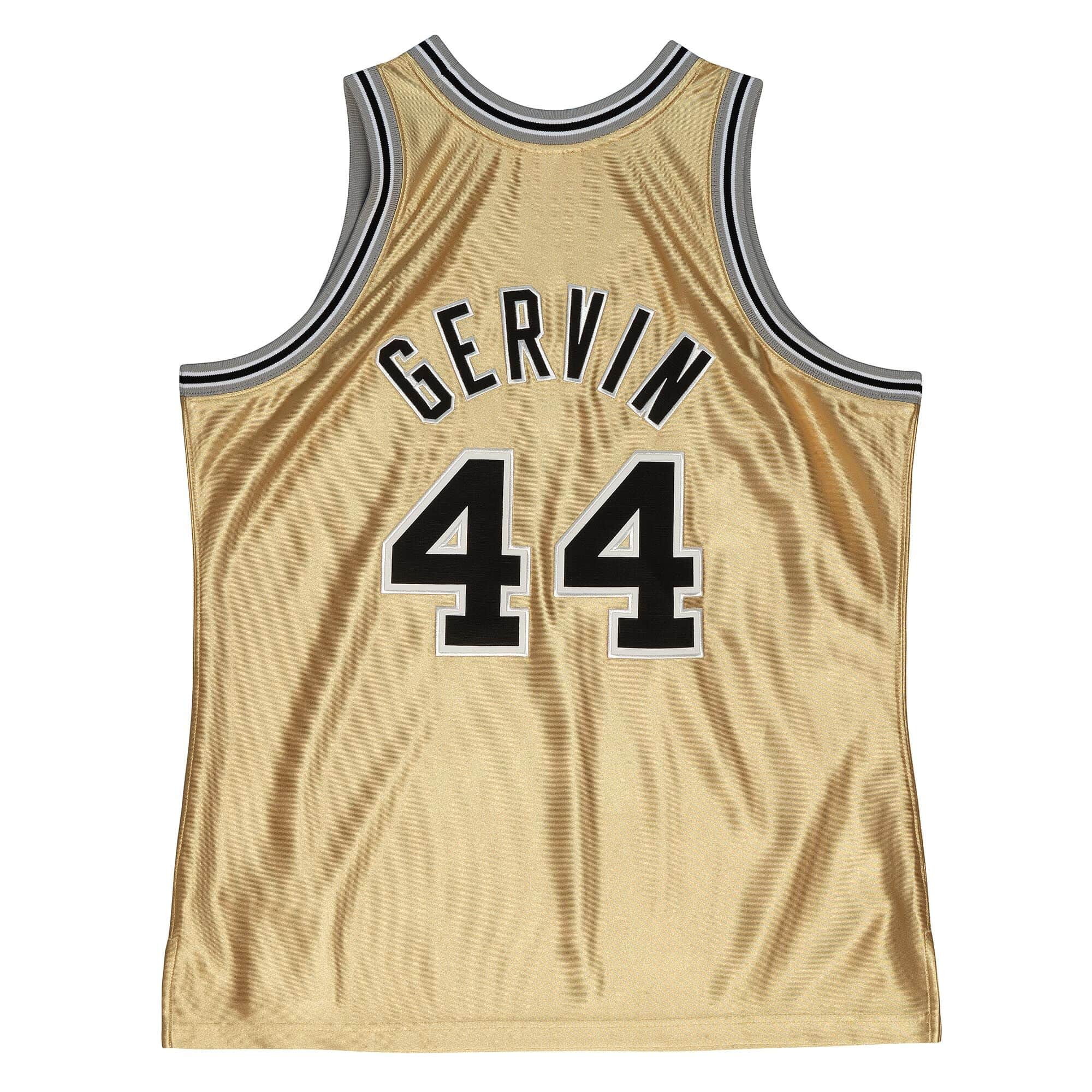 75th Anniversary Gold Swingman George Gervin San Antonio Spurs 1977-78 Jersey