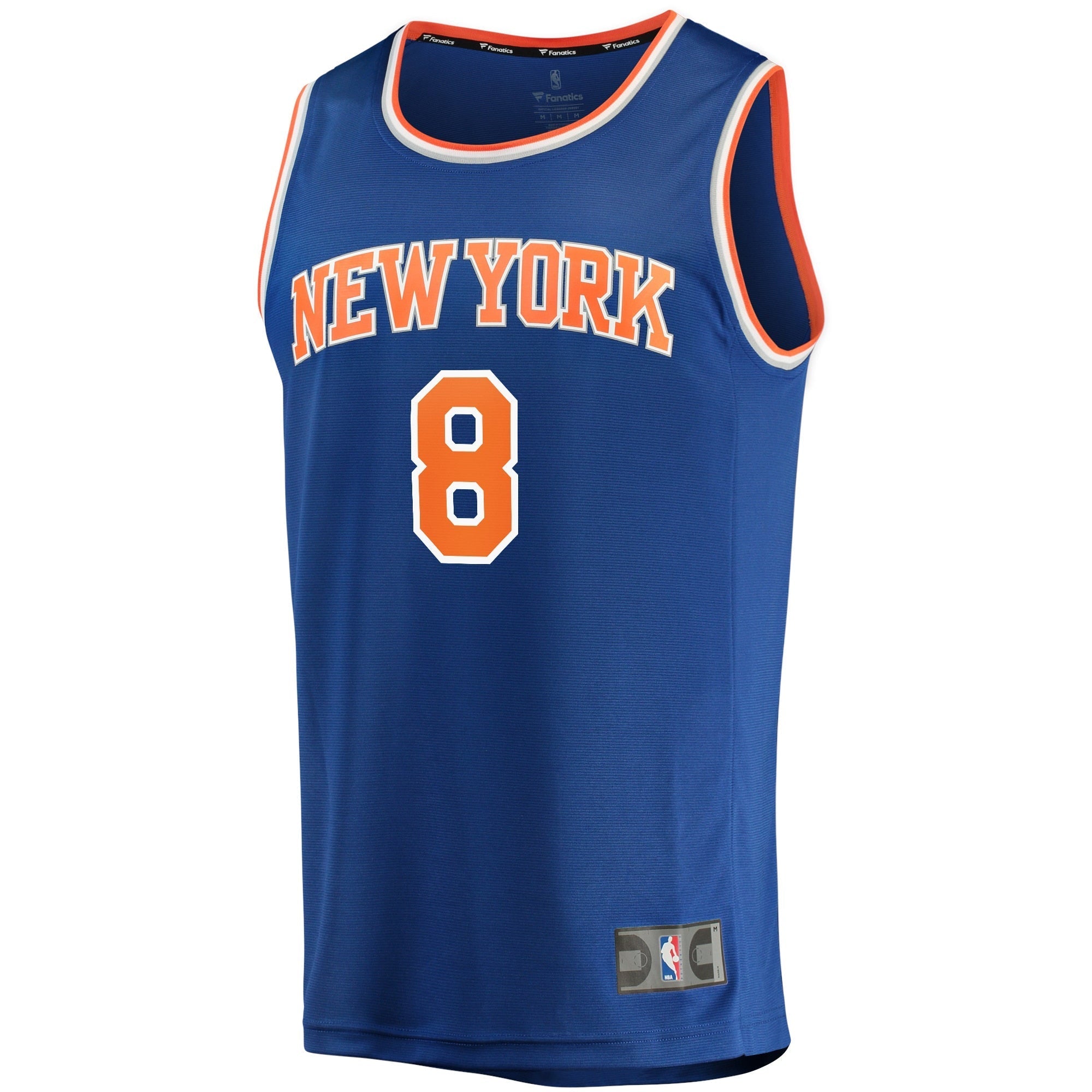 Men's Fanatics Branded Kemba Walker Blue New York Knicks Fast Break Replica Jersey - Icon Edition