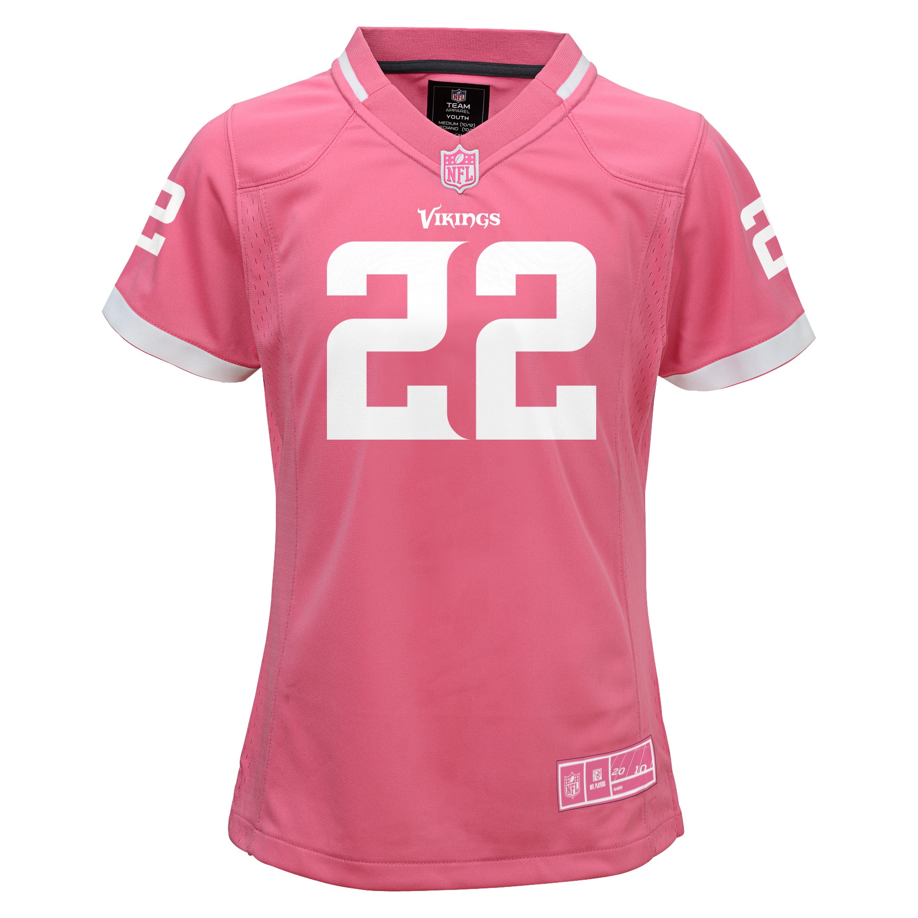 Harrison Smith Minnesota Vikings Youth Girls Bubble Gum Jersey - Pink