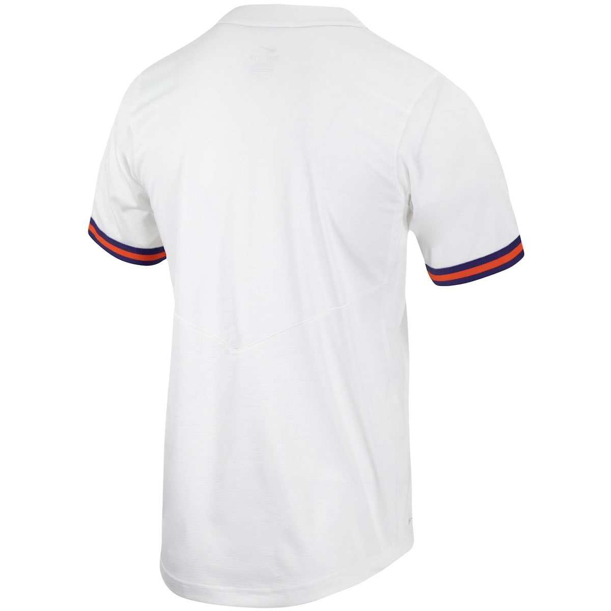 Men's  Nike Clemson Replica Full-Button Baseball Jersey - White