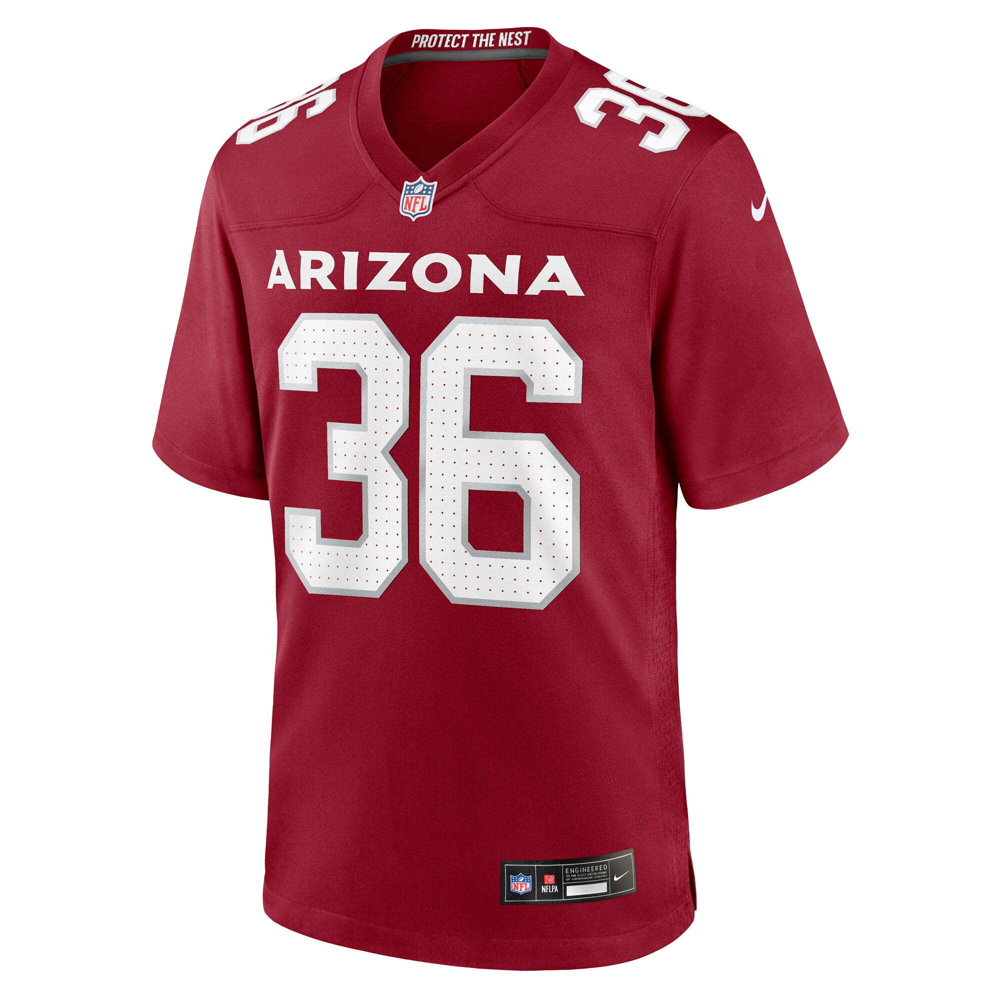 Andre Chachere Arizona Cardinals Nike Team Game Jersey -  Cardinal
