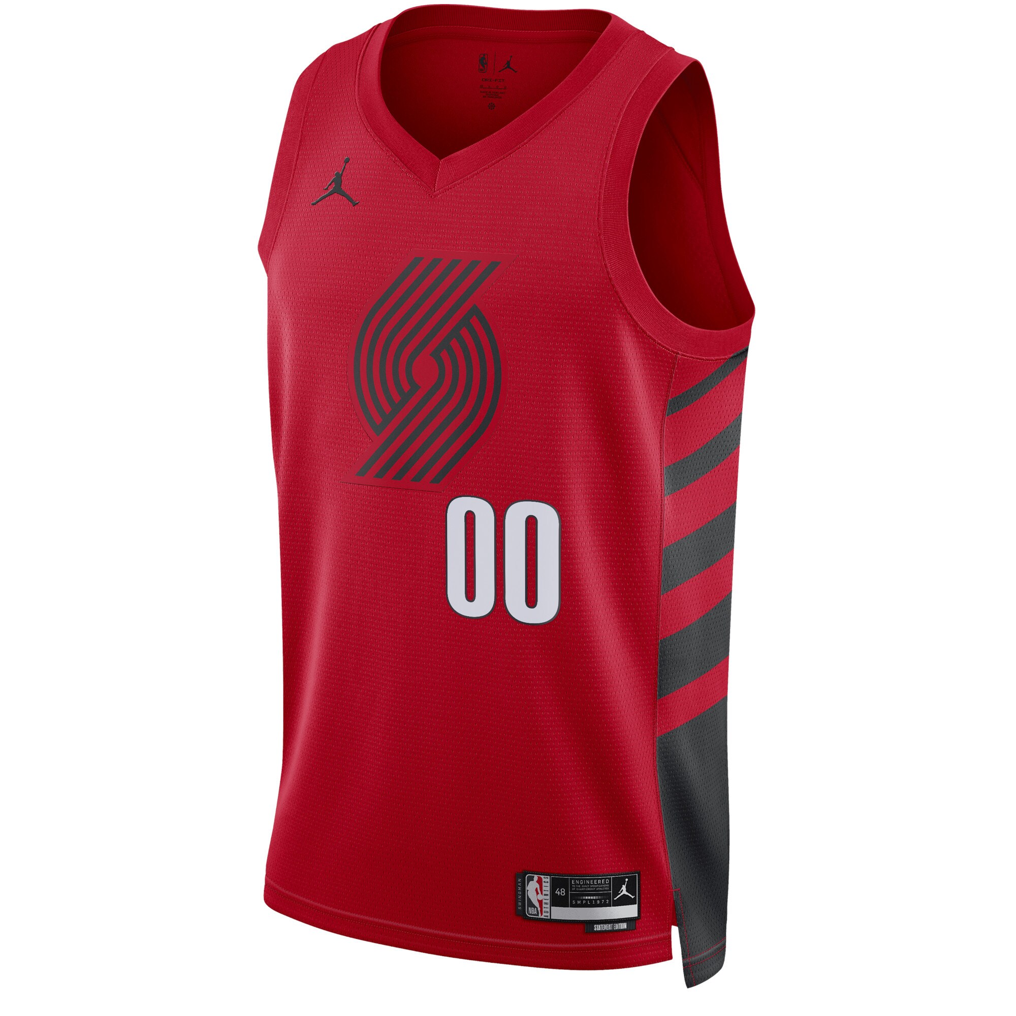 Portland Trail Blazers Jordans Brand Unisex 2022/23 Swingman Custom Jersey - Statement Edition - Red