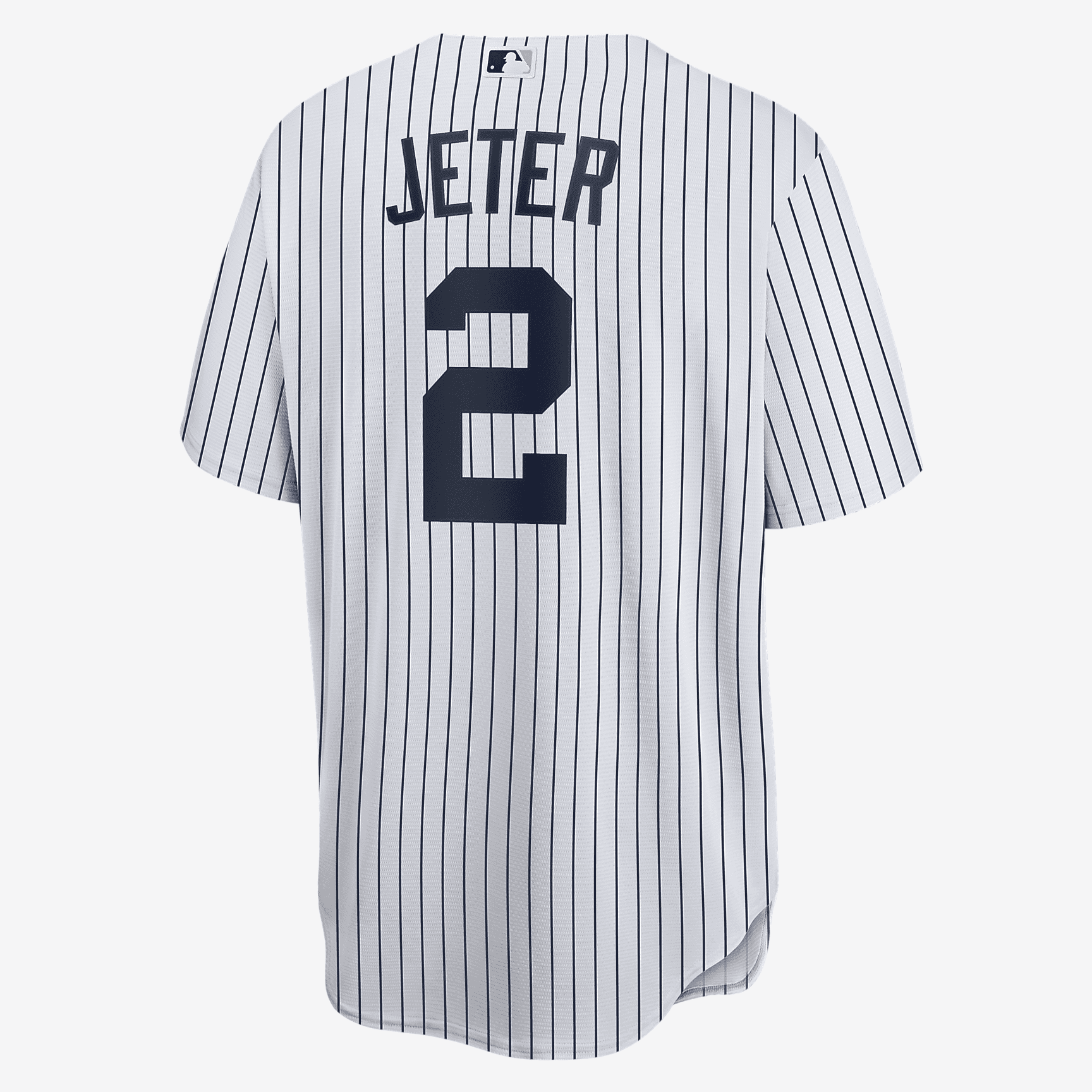 MLB New York Yankees (Derek Jeter) Men's Replica Baseball Jersey - White/Navy