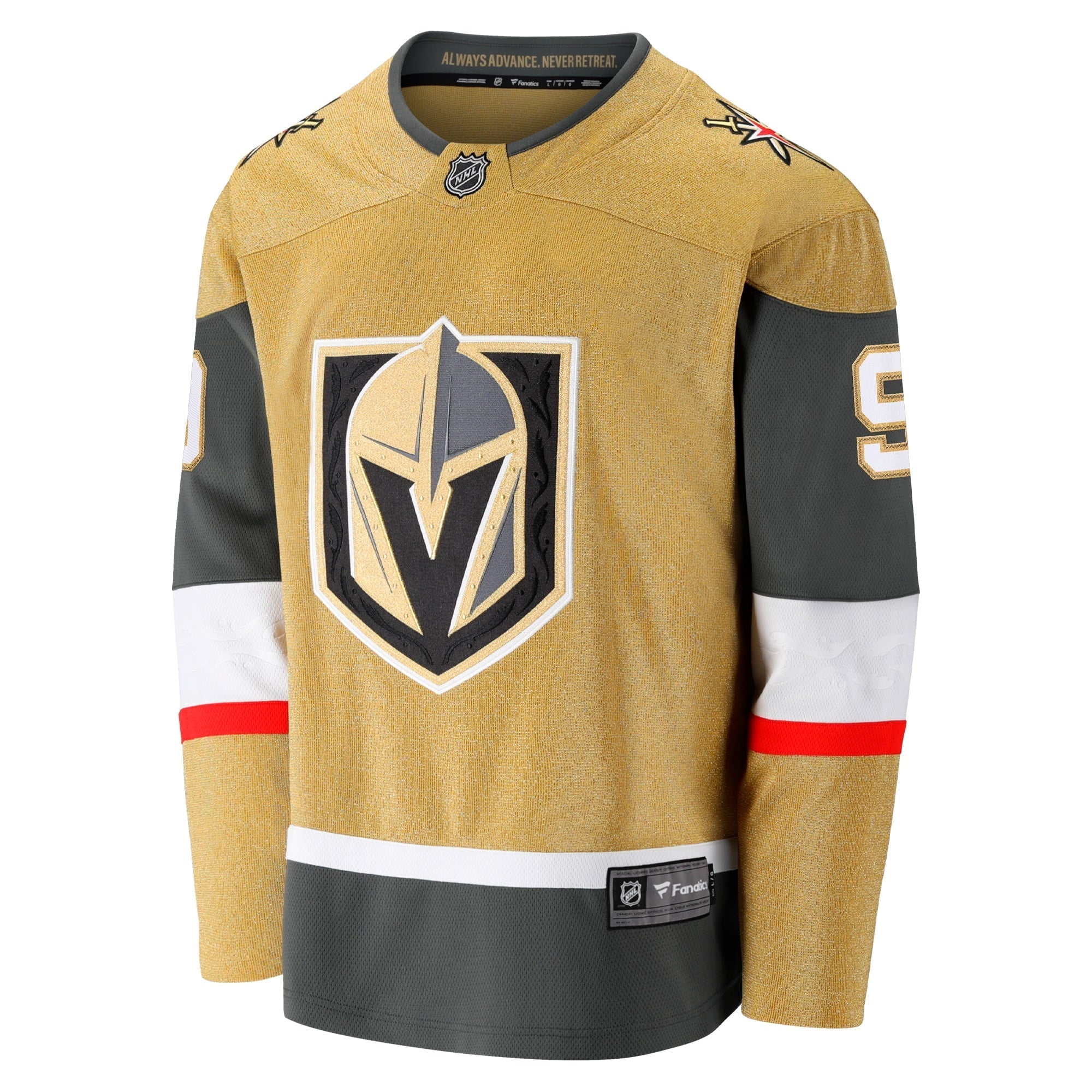 Men's Fanatics Branded Jack Eichel Gold Vegas Golden Knights Alternate Premier Breakaway Player Jersey