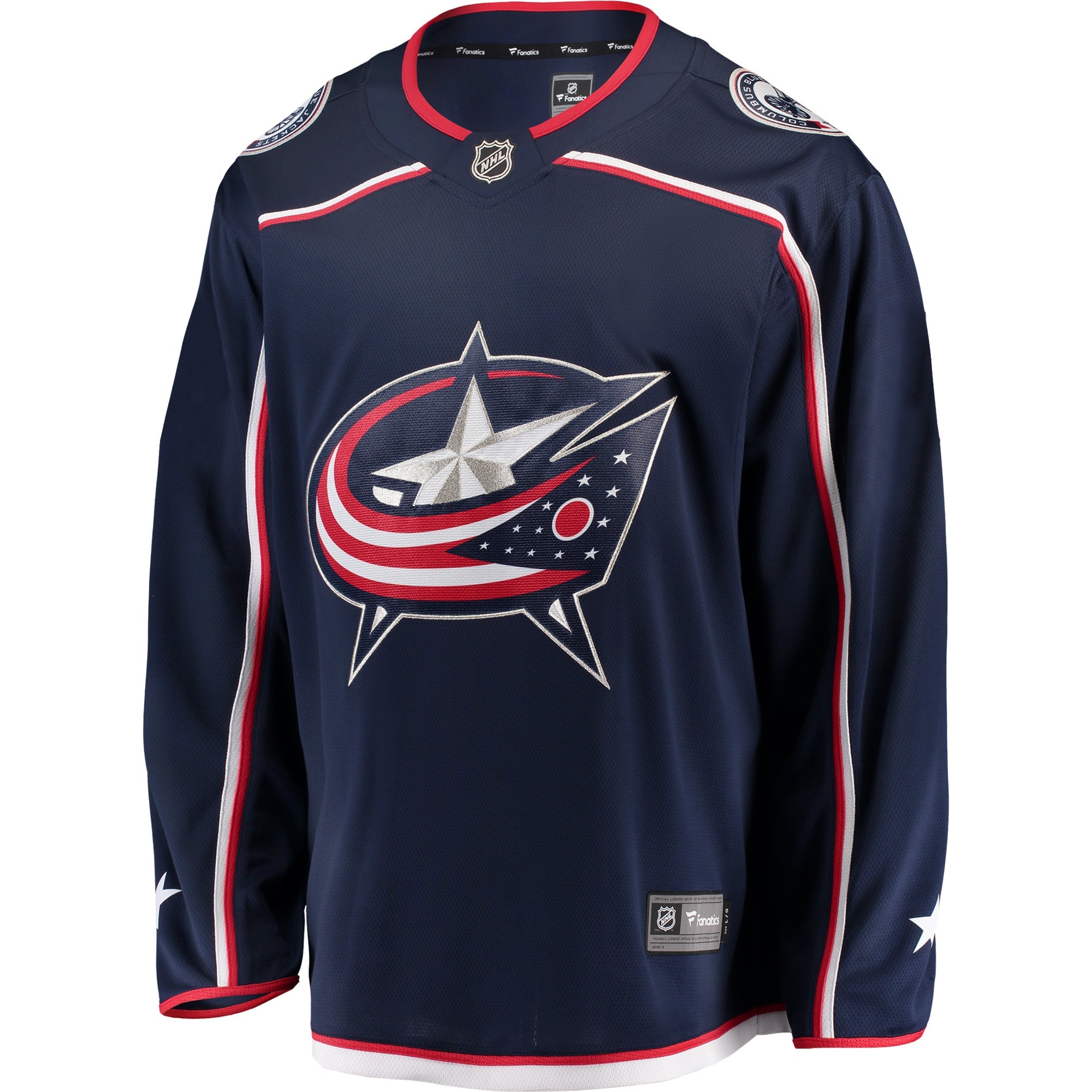 Men's Fanatics Branded Navy Columbus Blue Jackets Breakaway Home Jersey