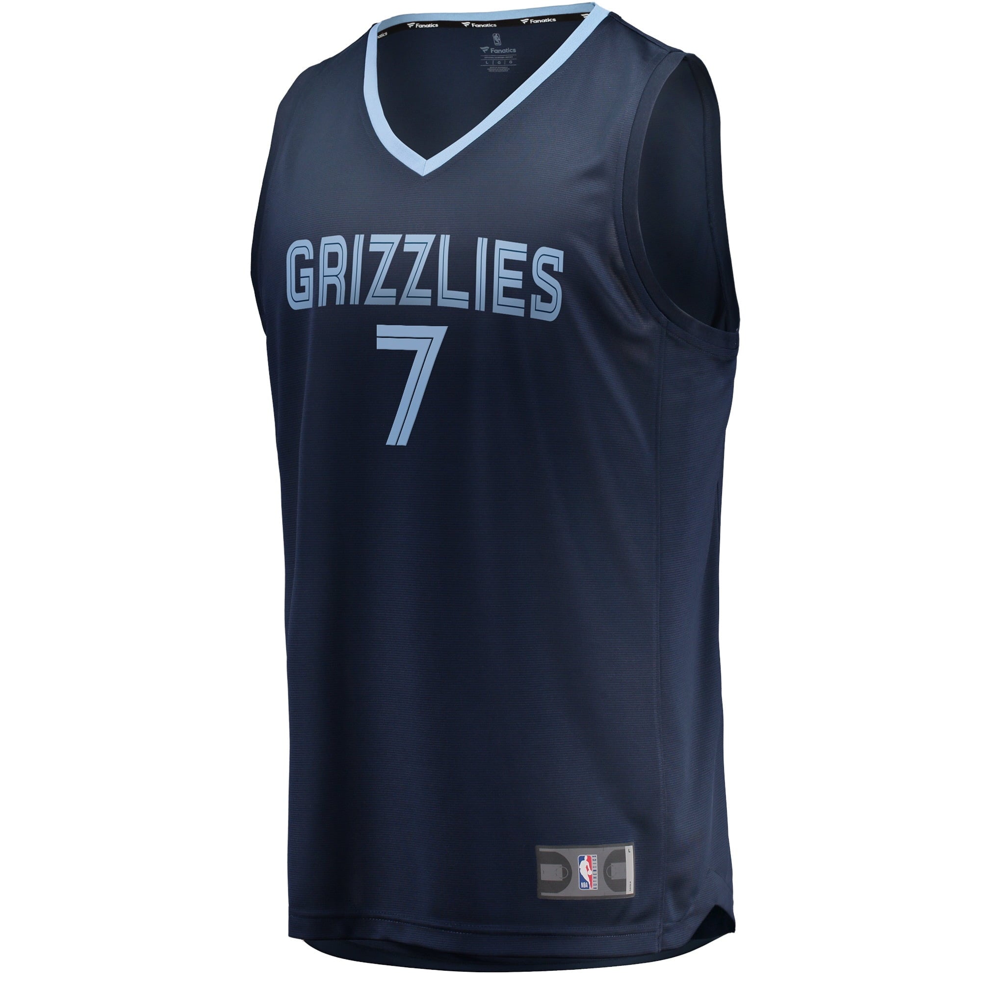 Men's Fanatics Branded Santi Aldama Navy Memphis Grizzlies 2021/22 Fast Break Replica Jersey - Icon Edition
