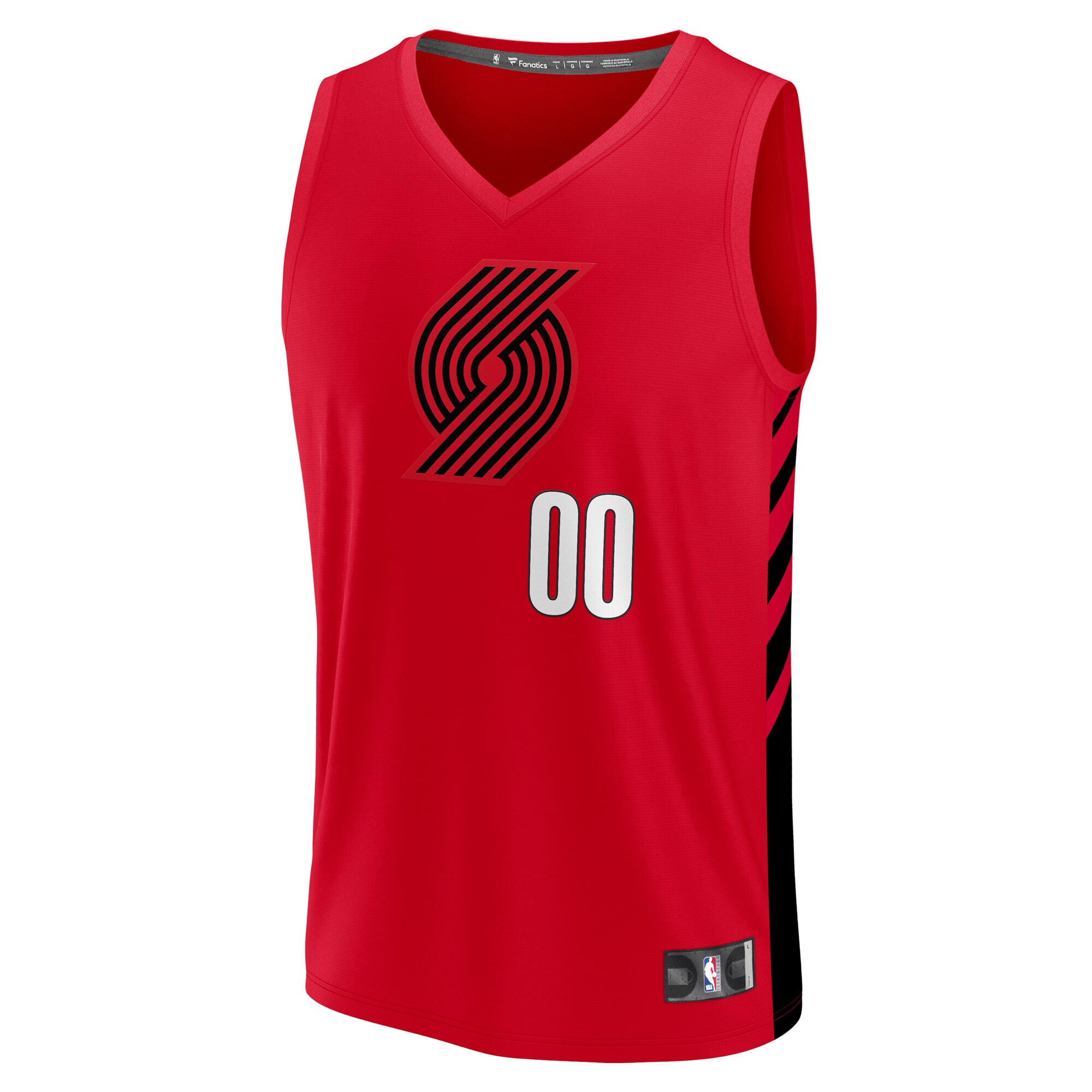 Portland Trail Blazers Fanatics Branded 2022/23 Fast Break Custom Replica Jersey - Red - Statement Edition