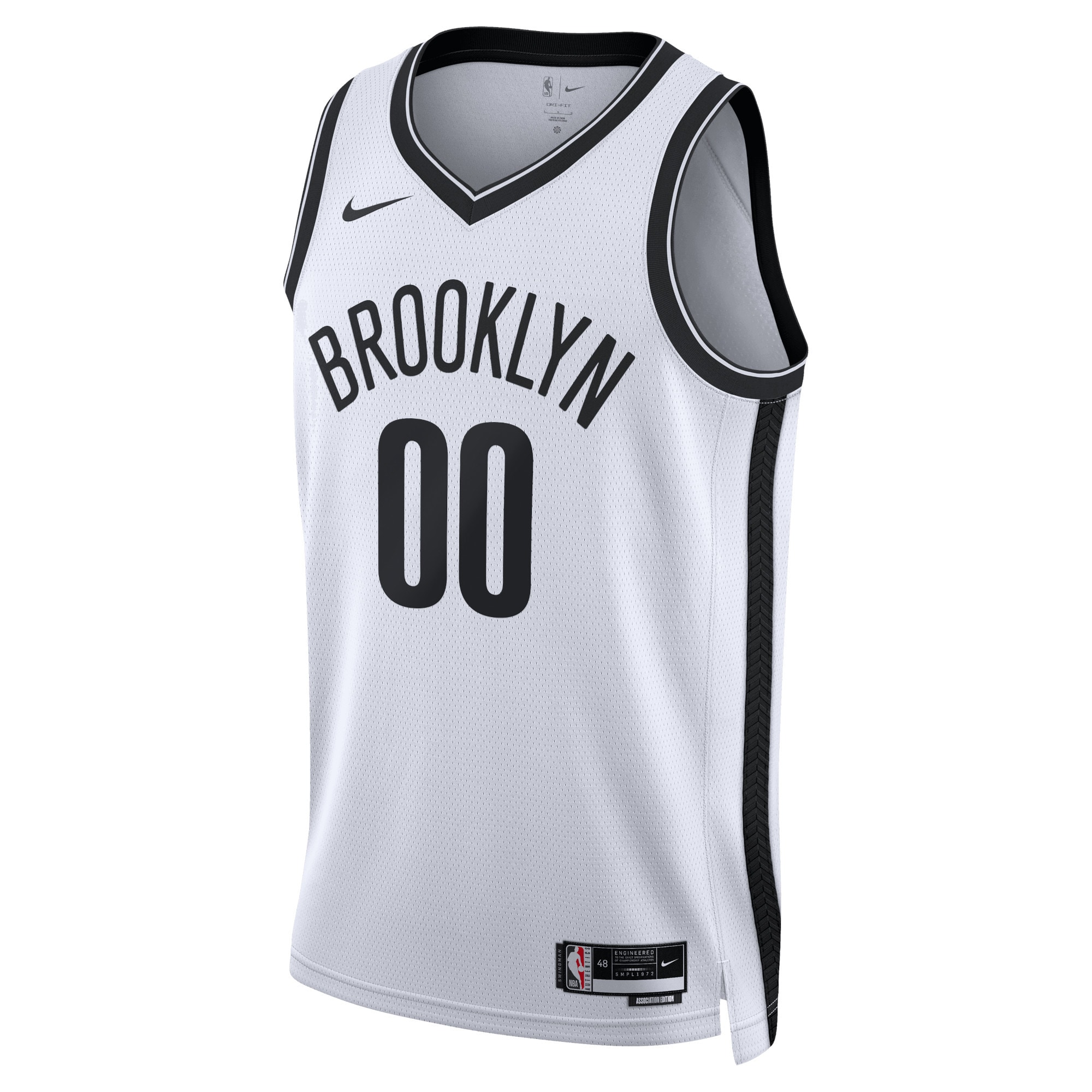 Brooklyn Nets Nike Unisex Swingman Custom Jersey White - Icon Edition