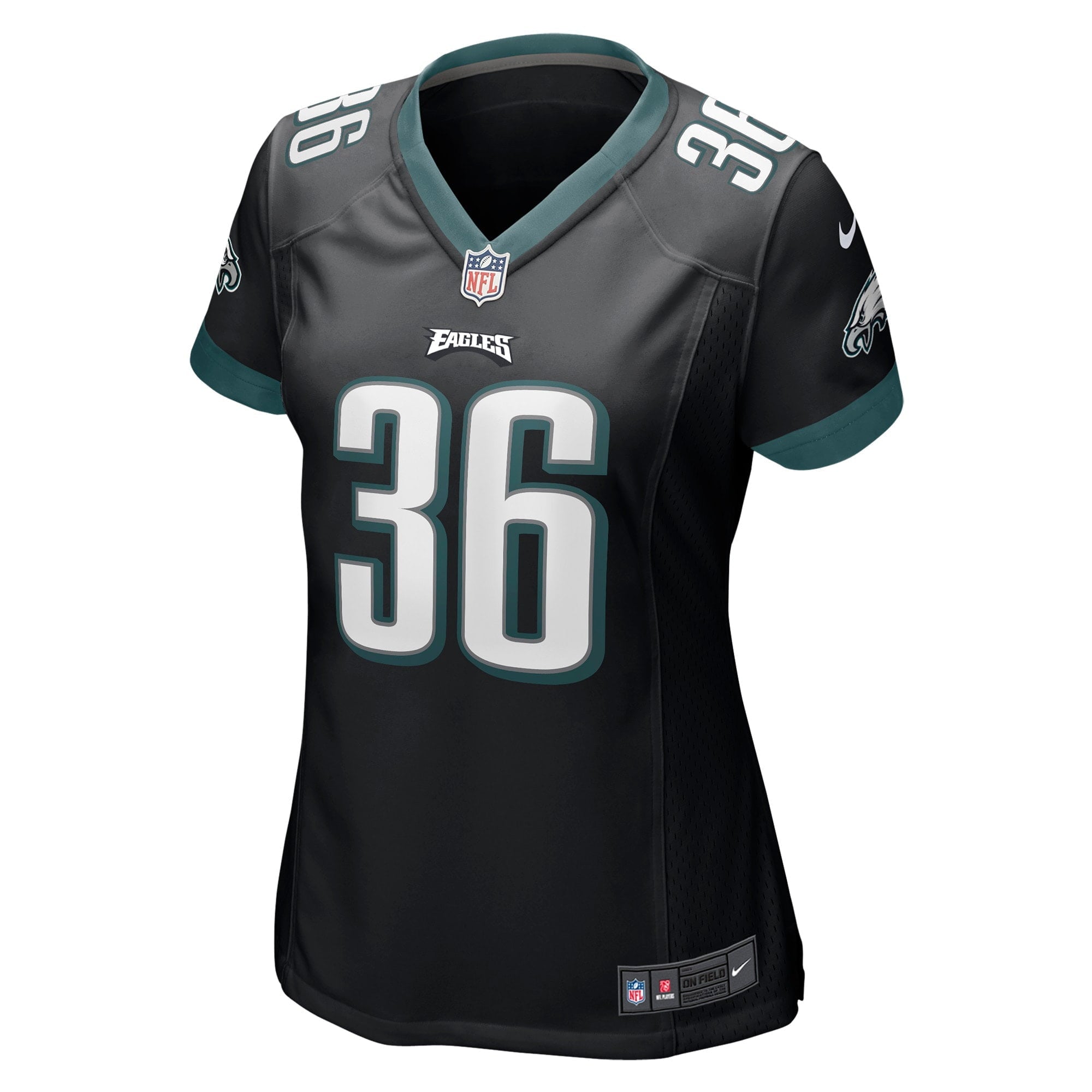 Women's Nike Brian Westbrook Black Philadelphia Eagles Retired Game Jersey