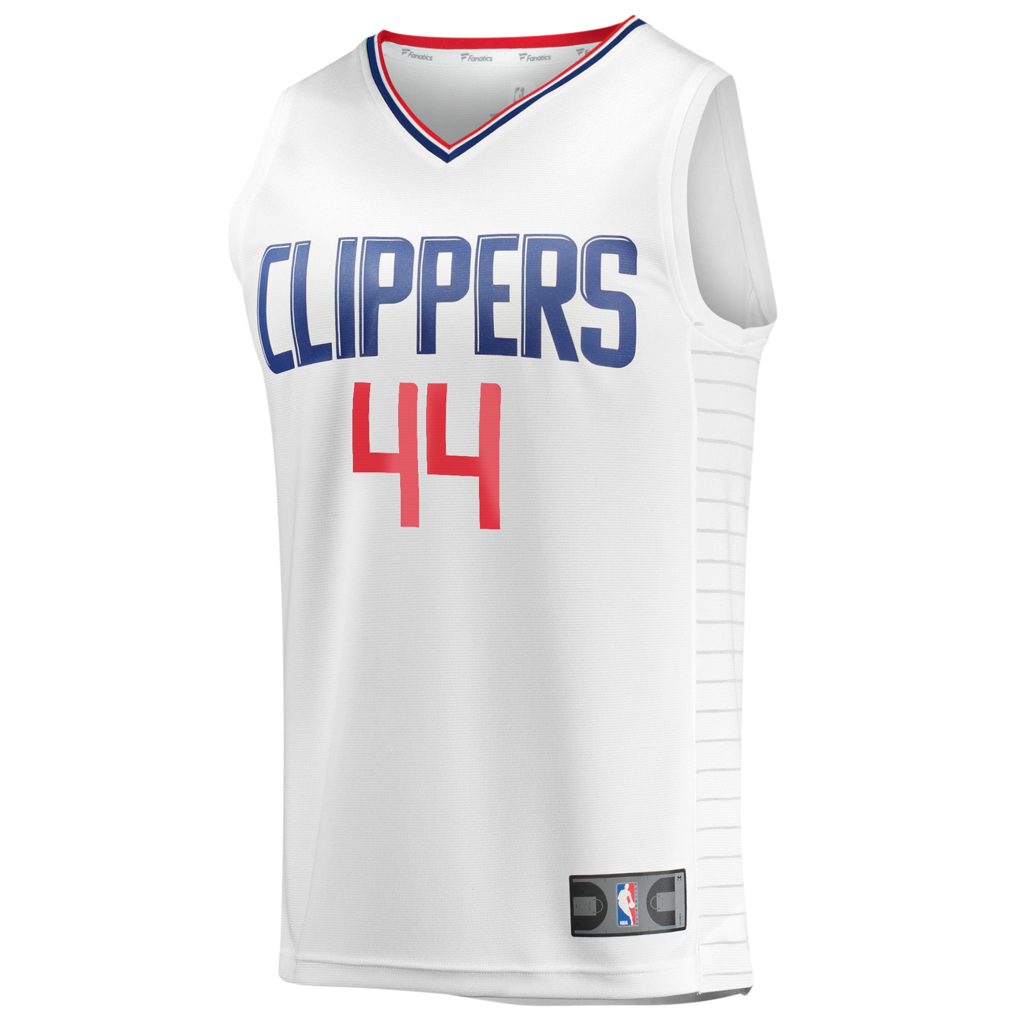 Men's Fanatics Branded Mason Plumlee White LA Clippers Fast Break Player Jersey - Association Edition