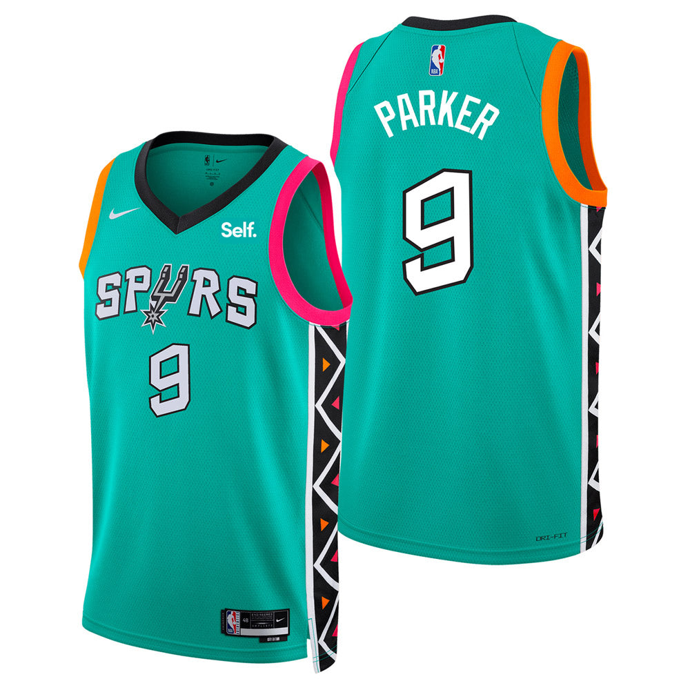 Men's San Antonio Spurs Tony Parker City Edition Jersey - Green