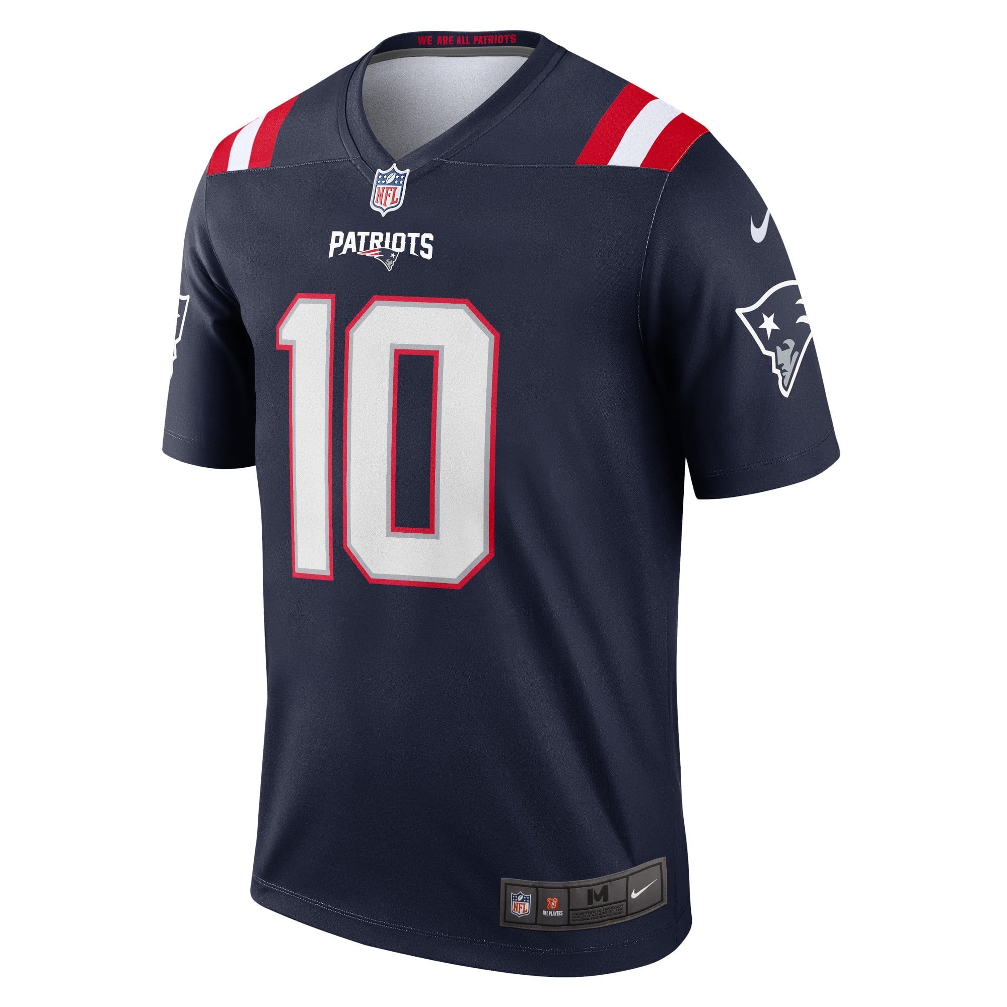 Men's Nike Mac Jones Navy New England Patriots Legend Jersey