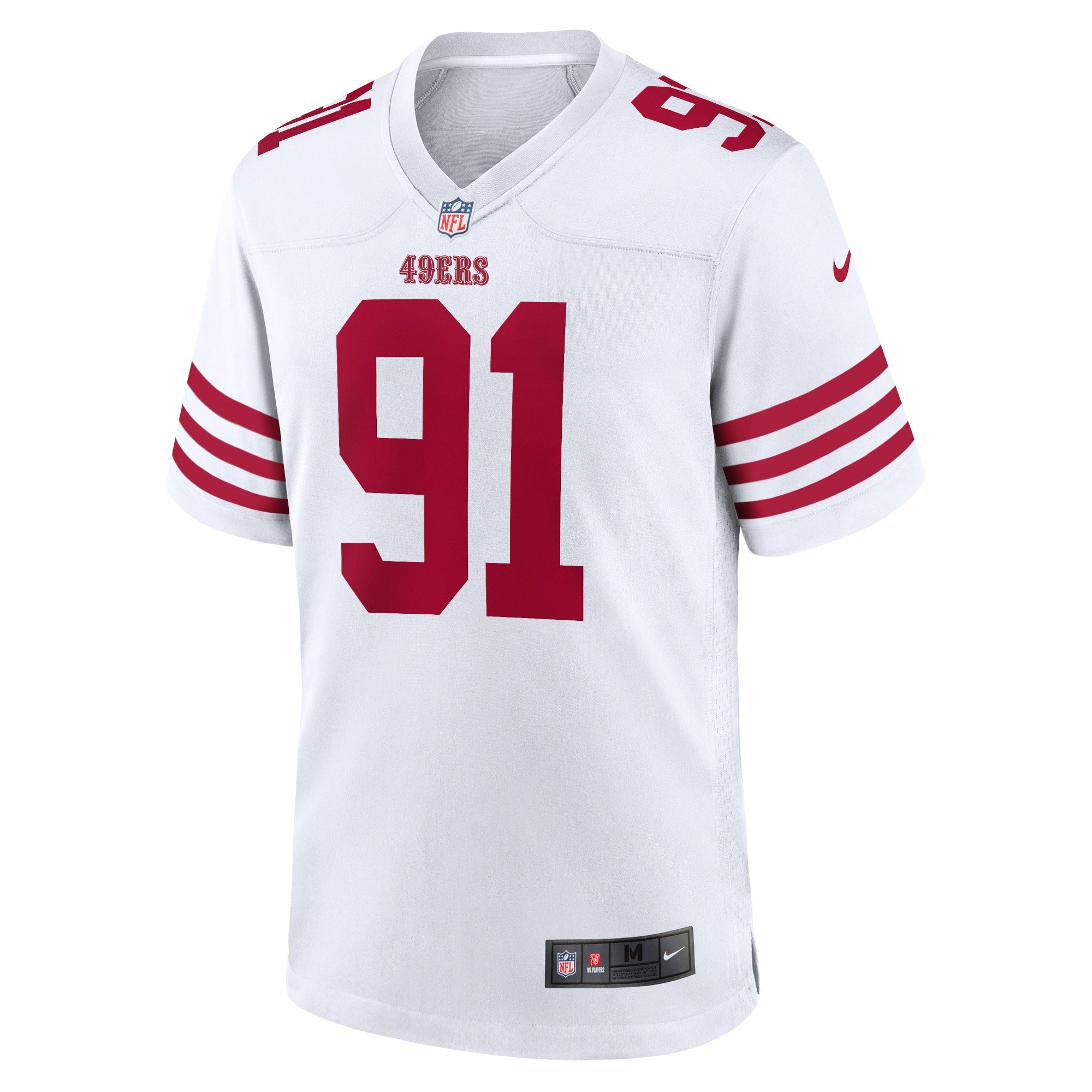 Men's Nike Arik Armstead White San Francisco 49ers Player Game Jersey