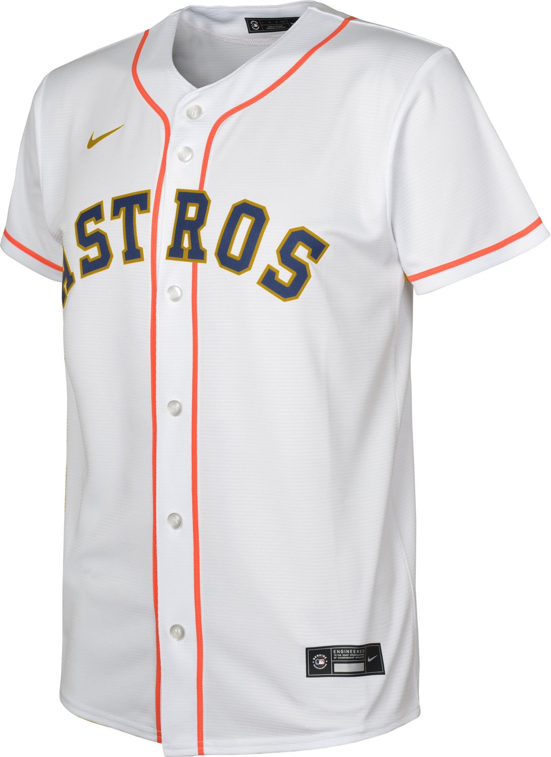 Nike Youth Houston Astros Gold Jose Altuve Replica Jersey