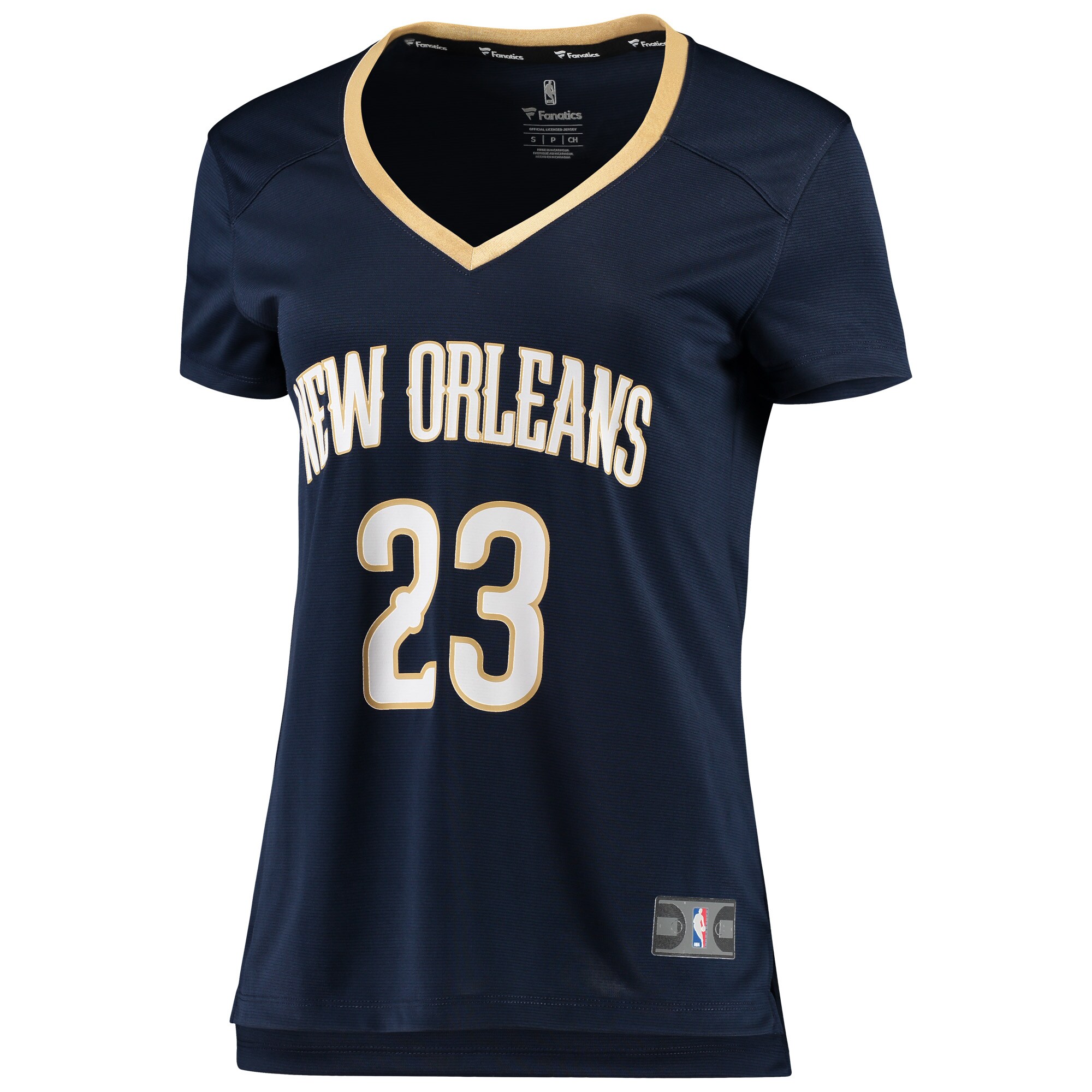 Anthony Davis New Orleans Pelicans Fanatics Branded Women's Fast Break Replica Jersey - Icon Edition - Navy
