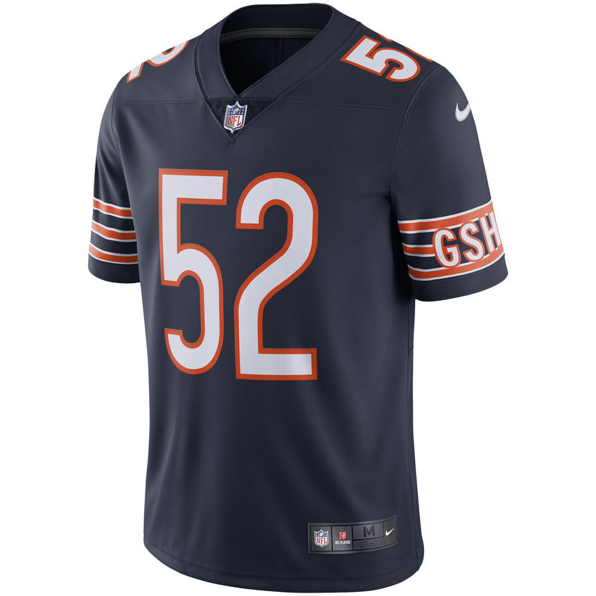 Men's Chicago Bears Khalil Mack Navy Vapor Limited Jersey