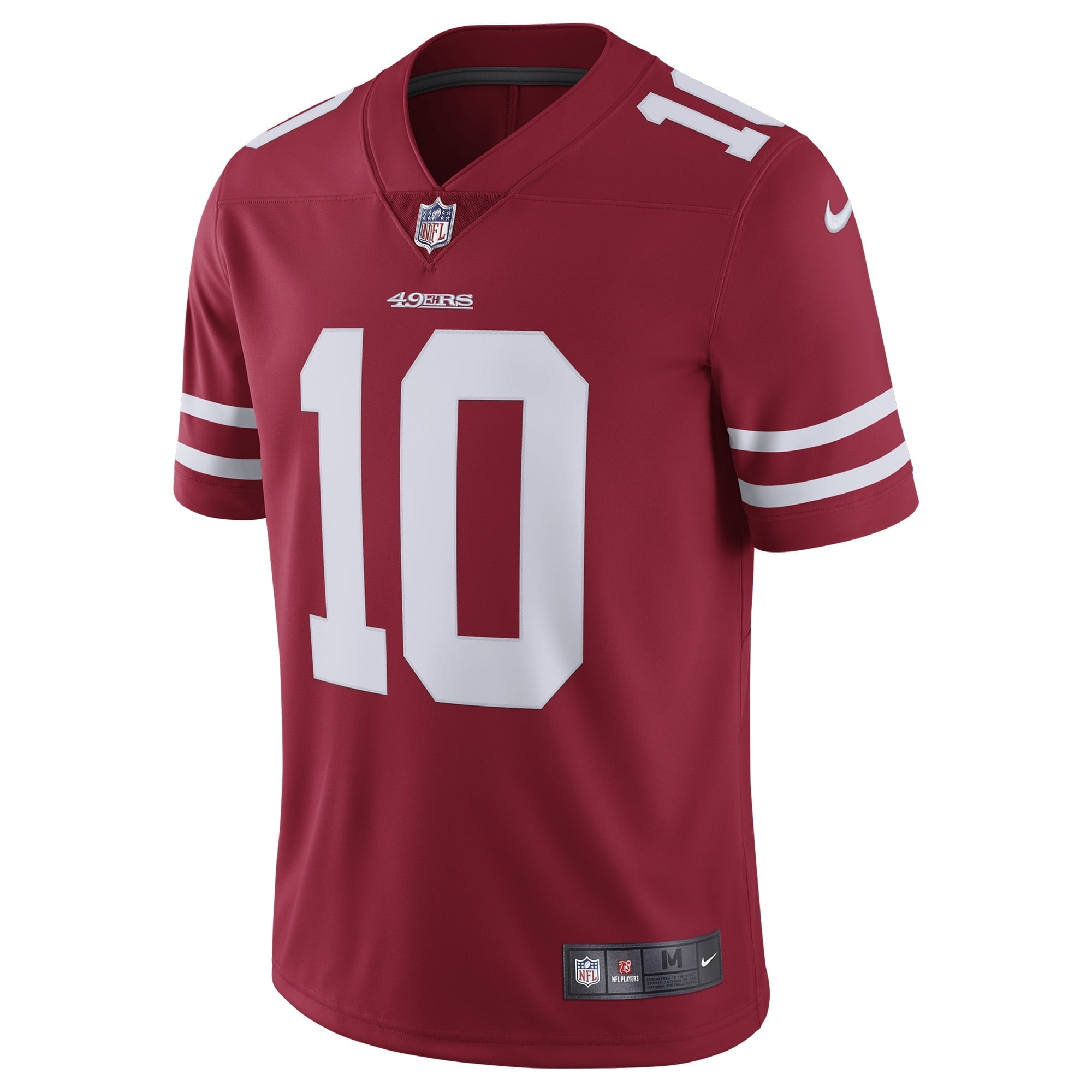 Men's Nike Jimmy Garoppolo Scarlet San Francisco 49ers Vapor Untouchable Limited Jersey
