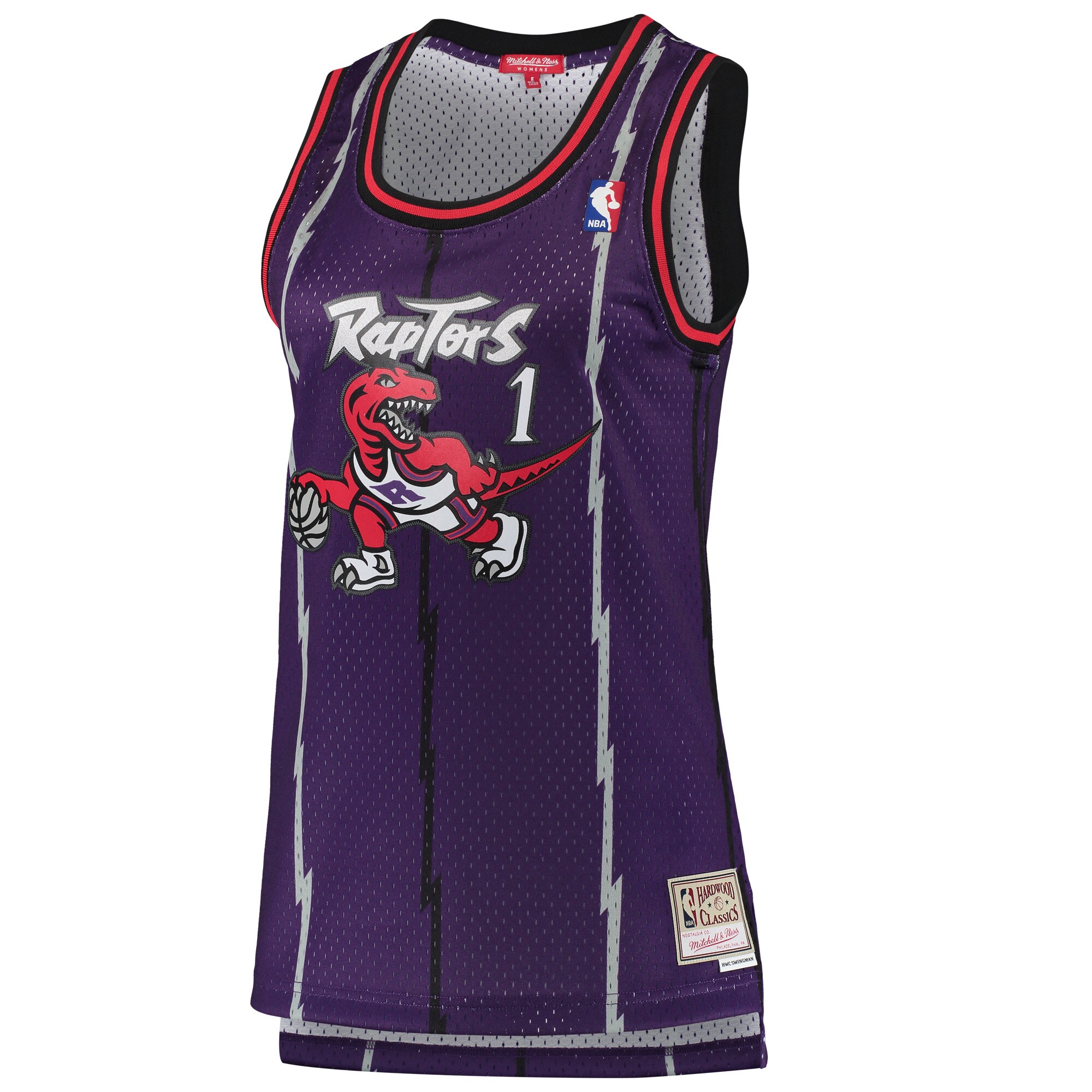 Tracy McGrady Toronto Raptors Mitchell & Ness Women's 1998-99 Hardwood Classics Swingman Jersey - Purple