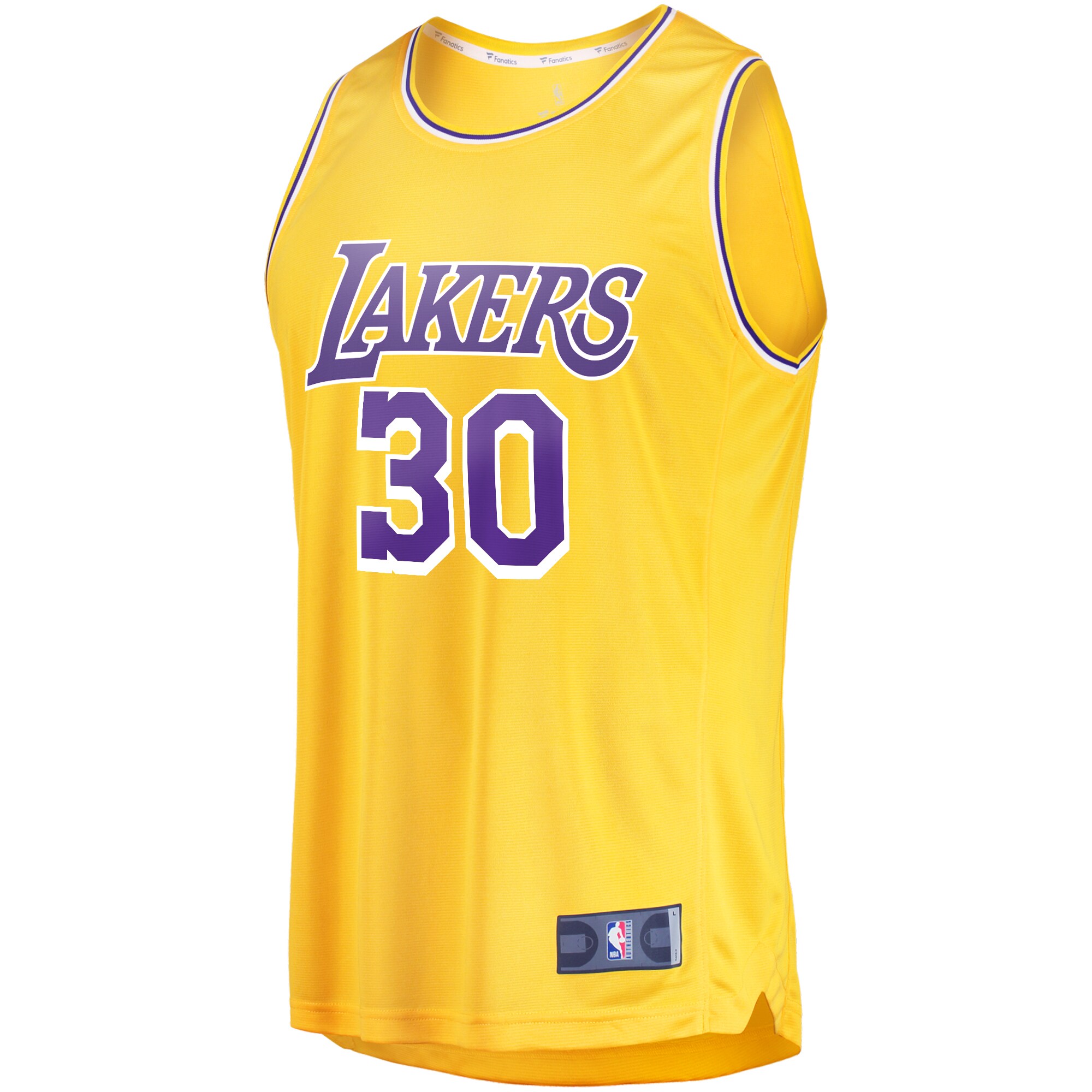 Damian Jones Los Angeles Lakers Fanatics Branded Fast Break Replica Jersey - Icon Edition - Gold