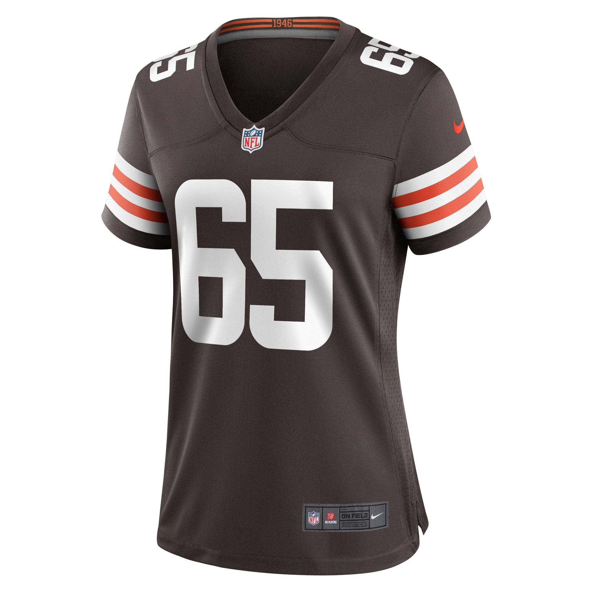 Women's Nike Elijah Nkansah Brown Cleveland Browns Game Player Jersey