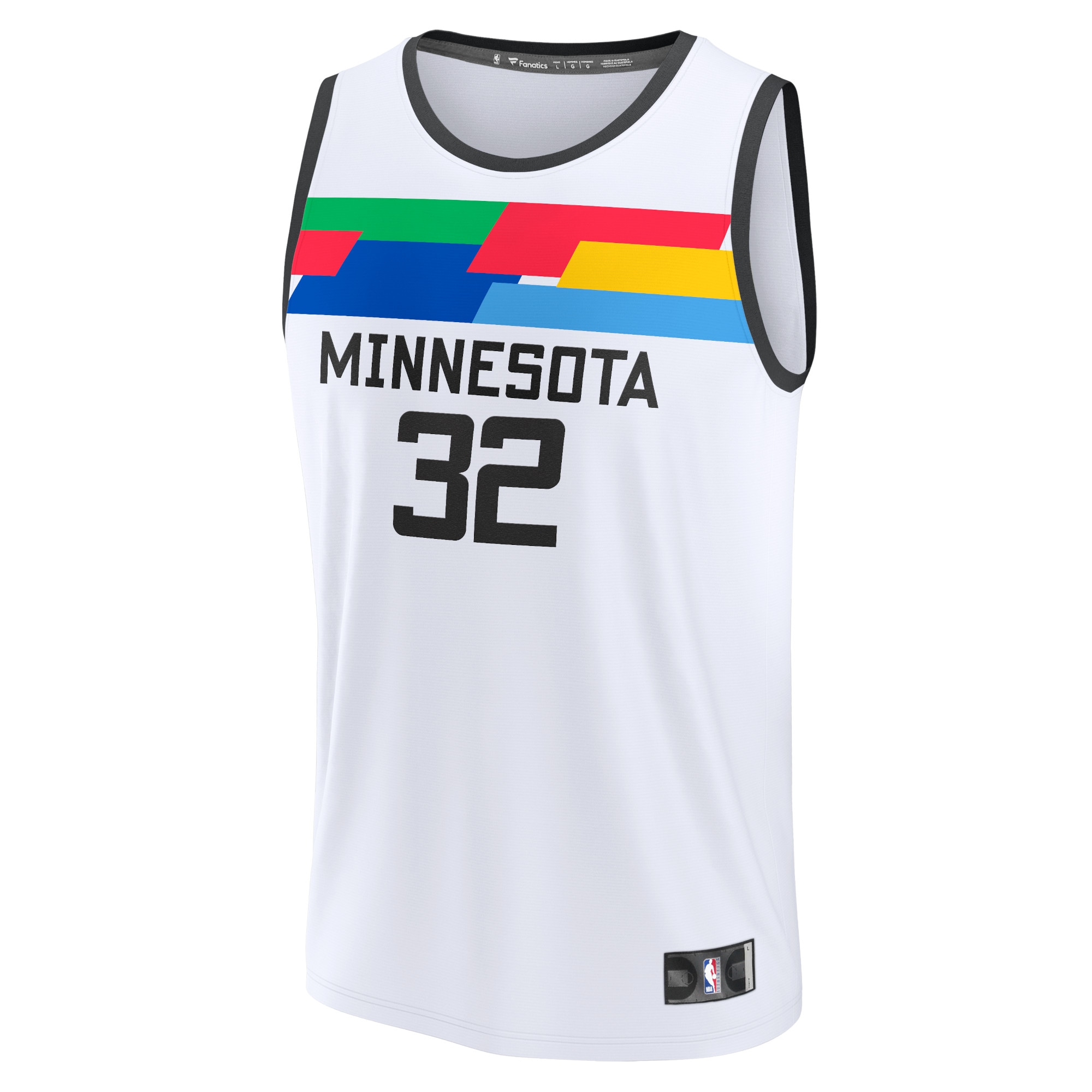 Karl-Anthony Towns Minnesota Timberwolves Fanatics Branded 2022/23 Fastbreak Jersey - City Edition - White
