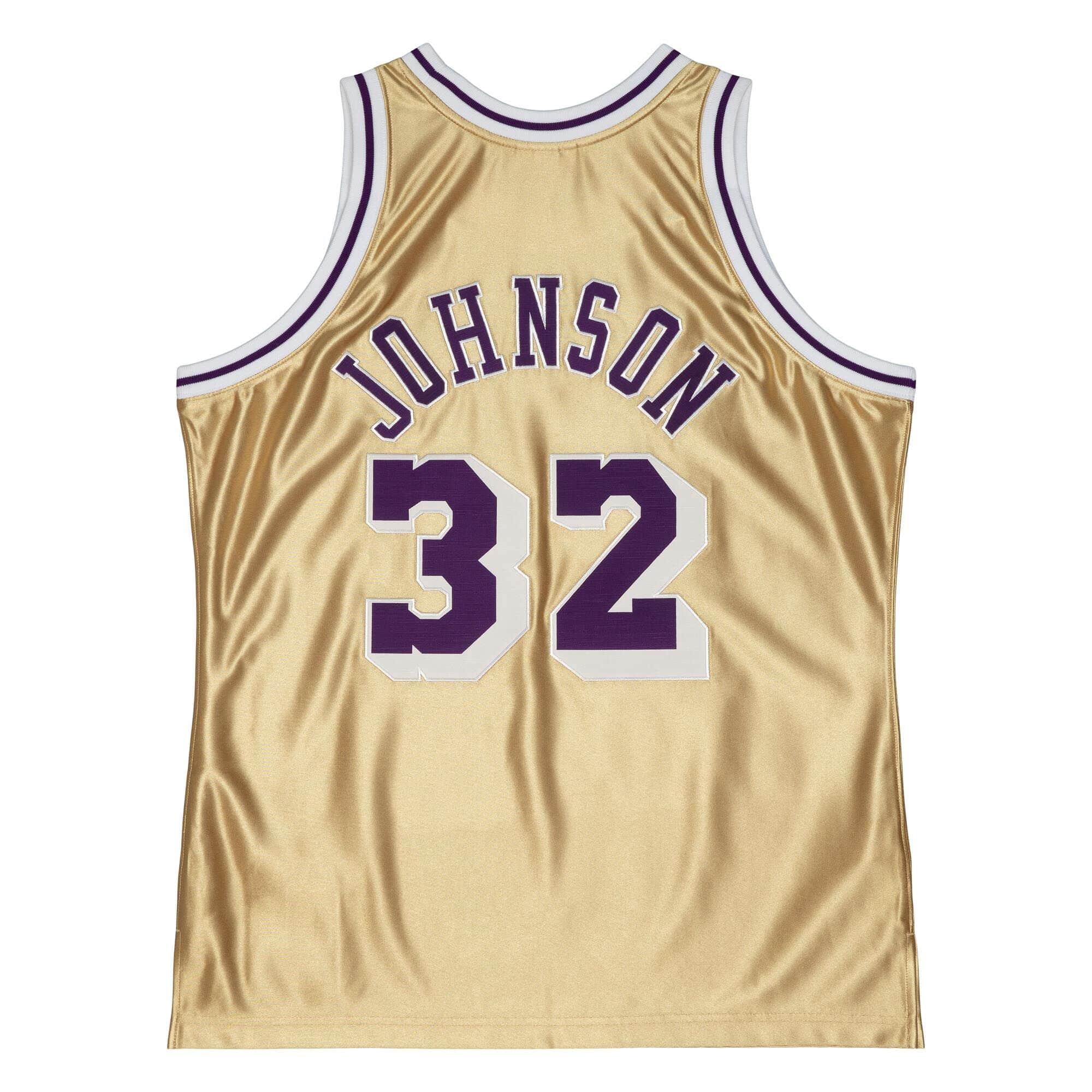 75th Anniversary Gold Swingman Magic Johnson Los Angeles Lakers 1984-85 Jersey