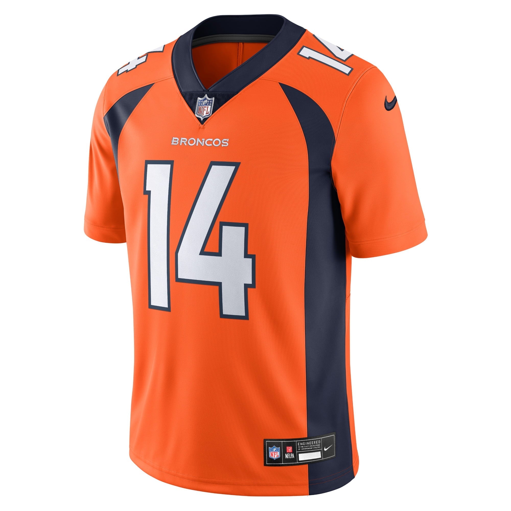 Men's Nike Courtland Sutton Orange Denver Broncos  Vapor Untouchable Limited Jersey