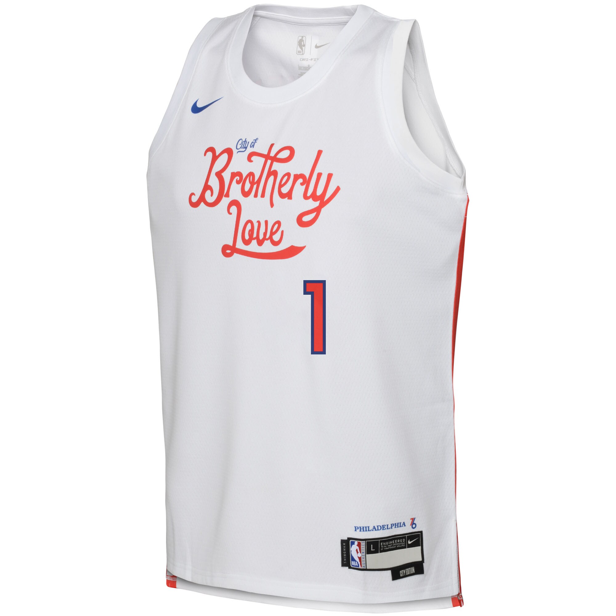 James Harden Philadelphia 76ers Nike Youth 2022/23 Swingman Jersey - City Edition - White