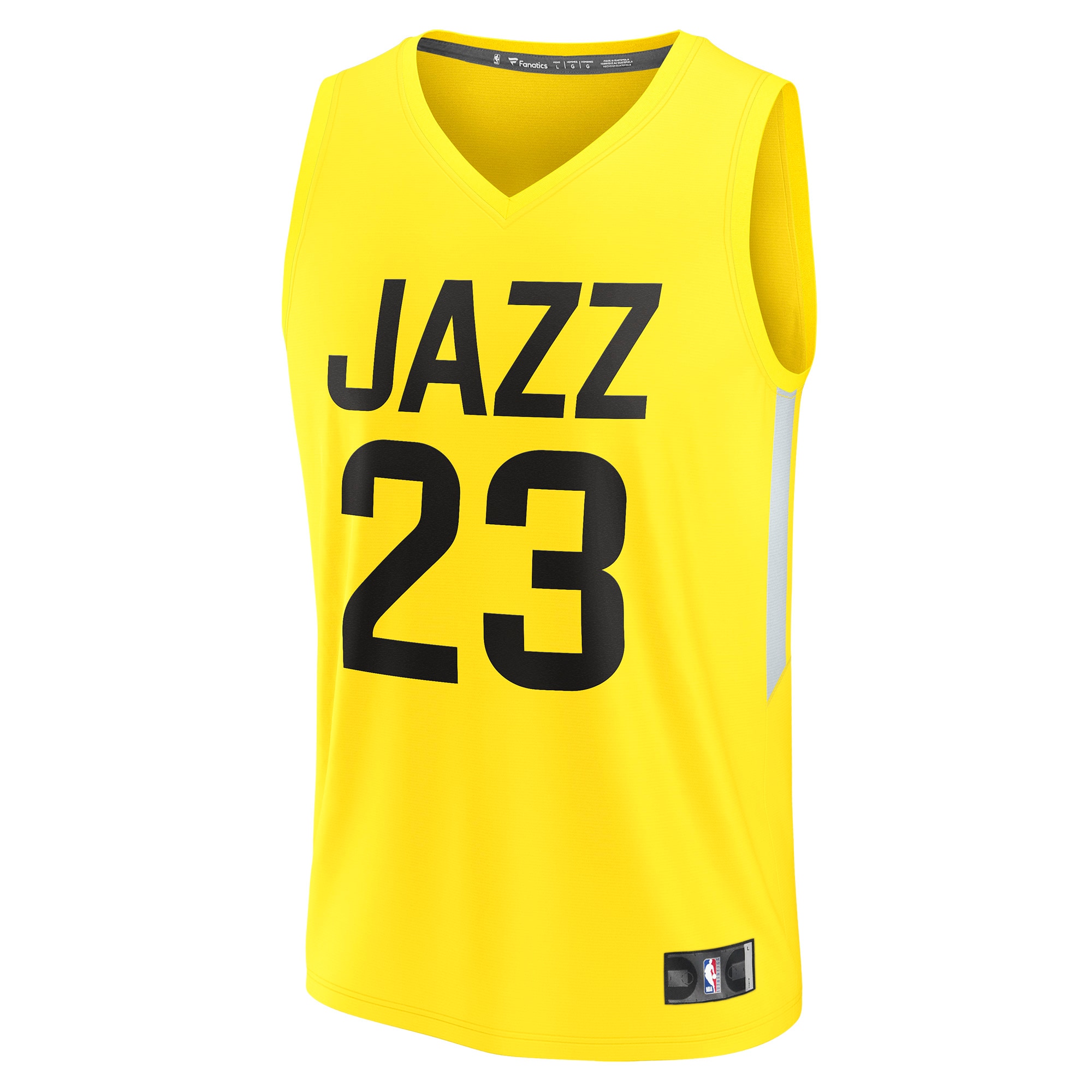 Lauri Markkanen Utah Jazz Fanatics Branded 2022/23 Fast Break Replica Player Jersey - Icon Edition - Yellow
