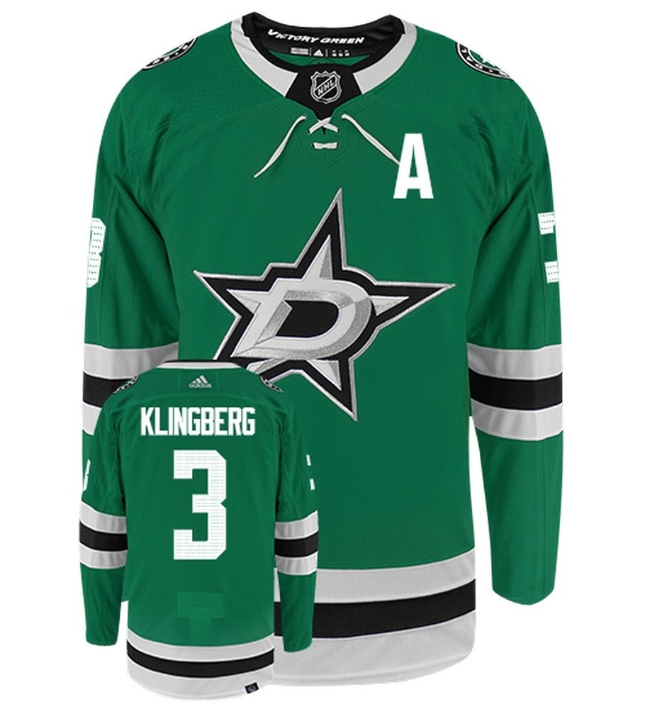 John Klingberg Dallas Stars Adidas Primegreen Authentic NHL Hockey Jersey