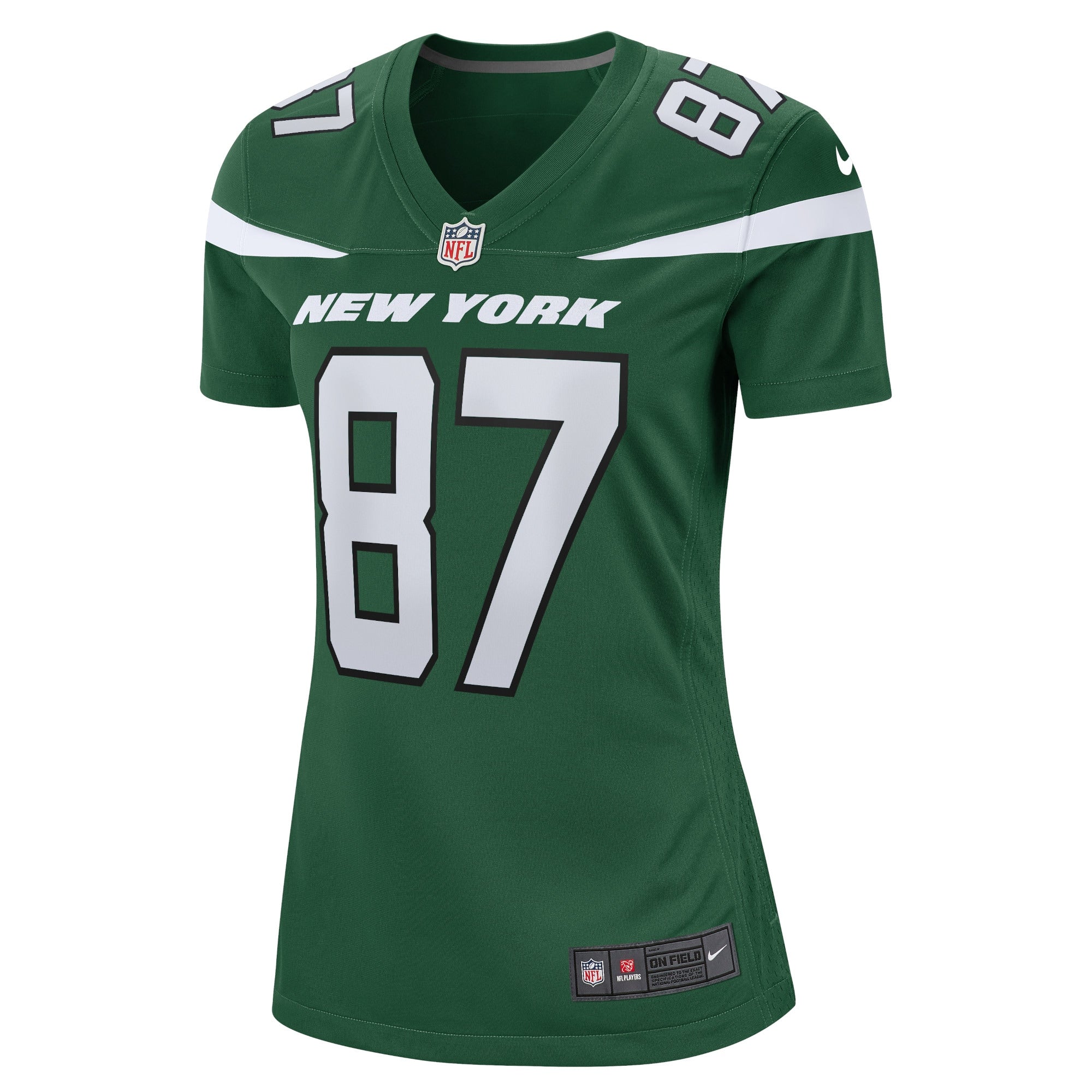 Women's Nike C.J. Uzomah Gotham Green New York Jets Player Game Jersey