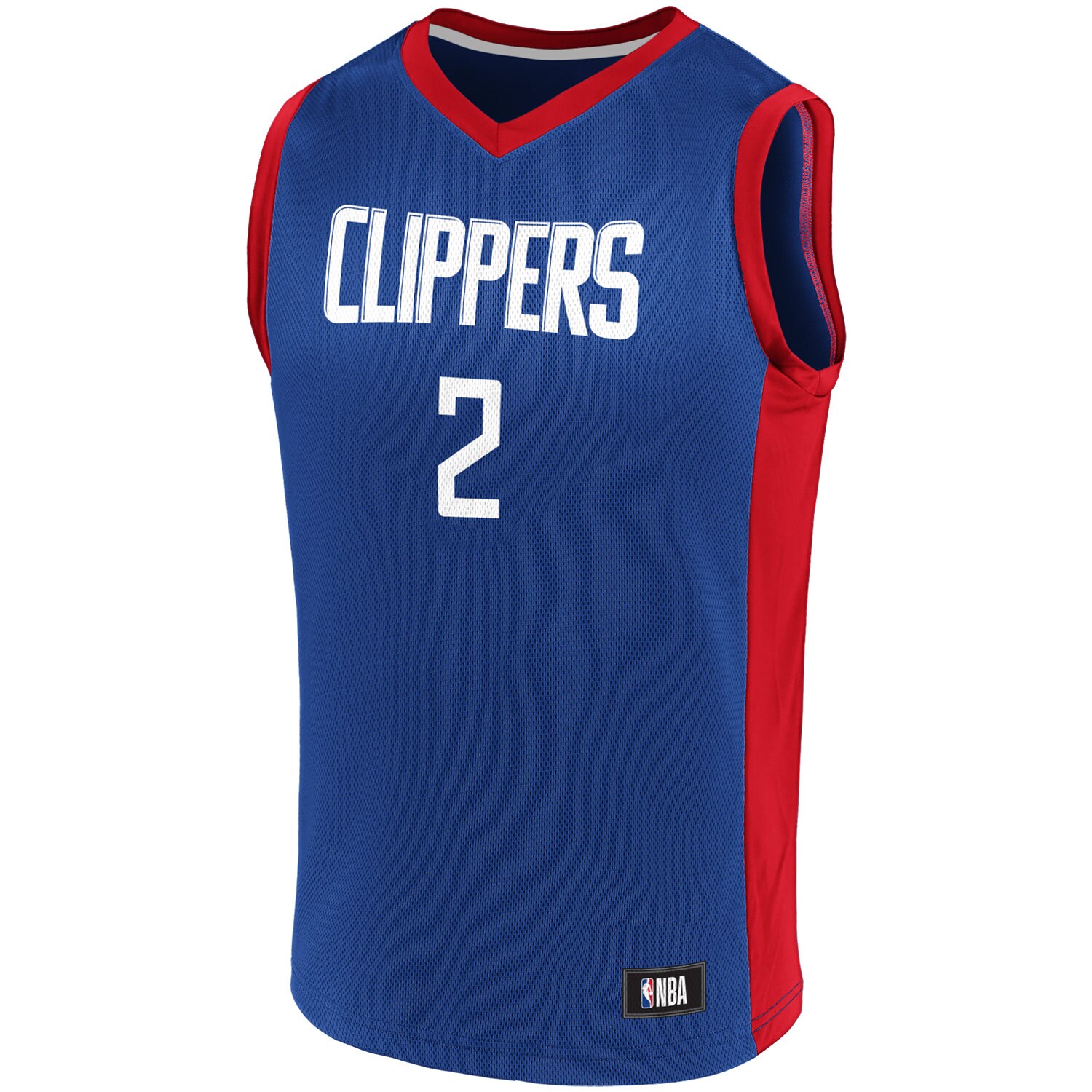 Men's Kawhi Leonard Royal/Red LA Clippers Replica Jersey