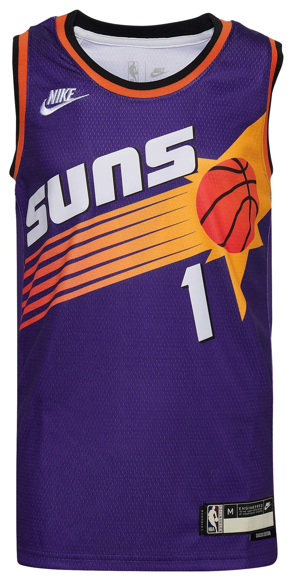 Boys' Grade School Booker Devin Nike Suns HWC Swingman Jersey - Purple
