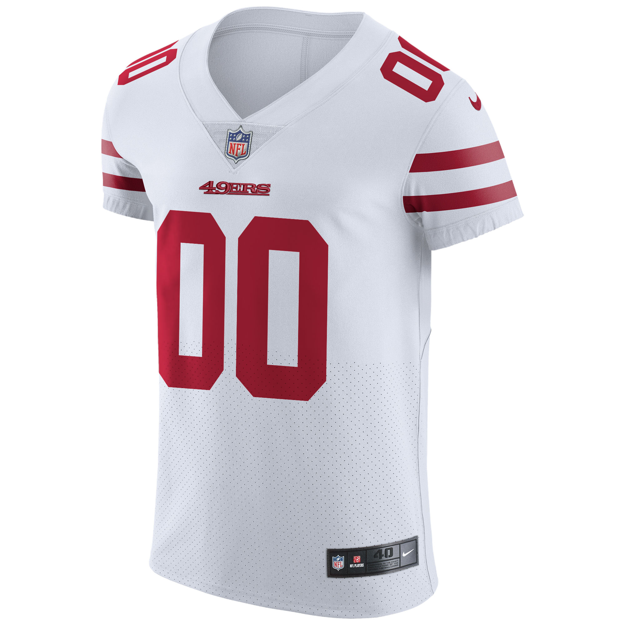 San Francisco 49ers Nike Vapor Untouchable Elite Custom Jersey - White