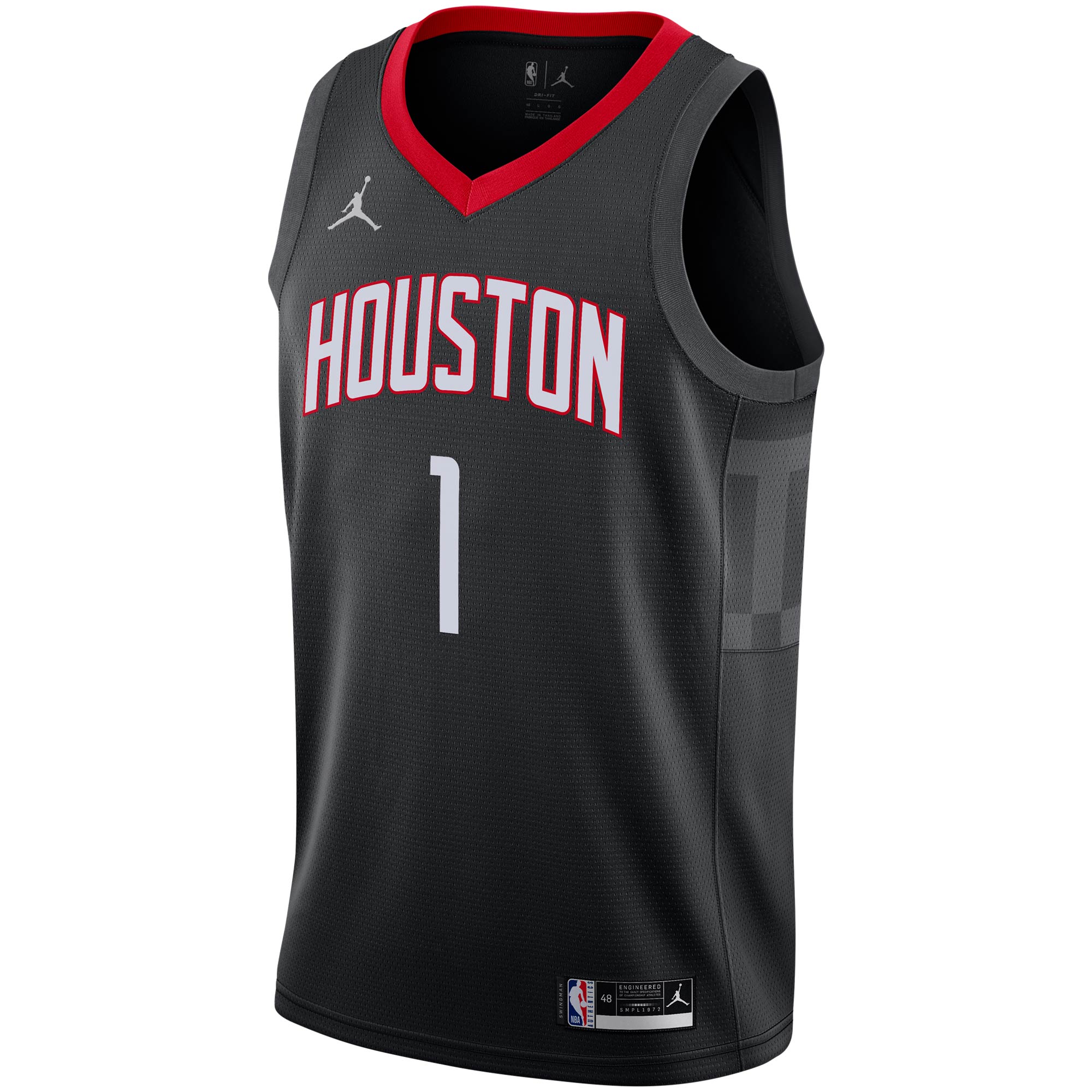 John Wall Houston Rockets Jordans Brand 2020/21 Swingman Jersey - Statement Edition - Black