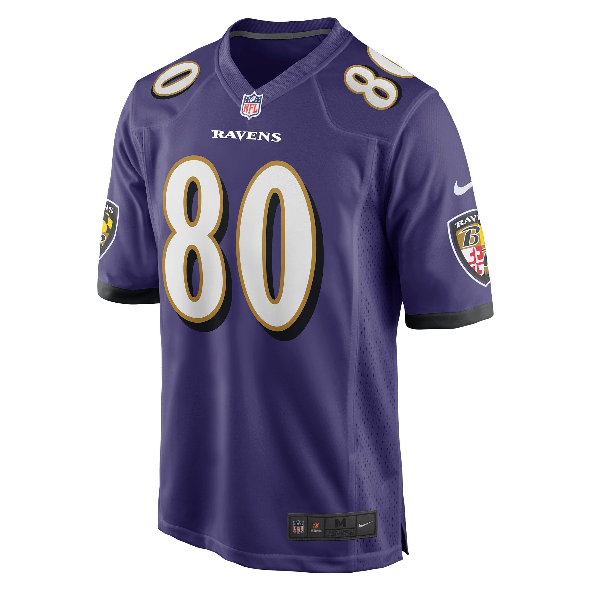 Men's Nike Isaiah Likely Purple Baltimore Ravens Player Game Jersey