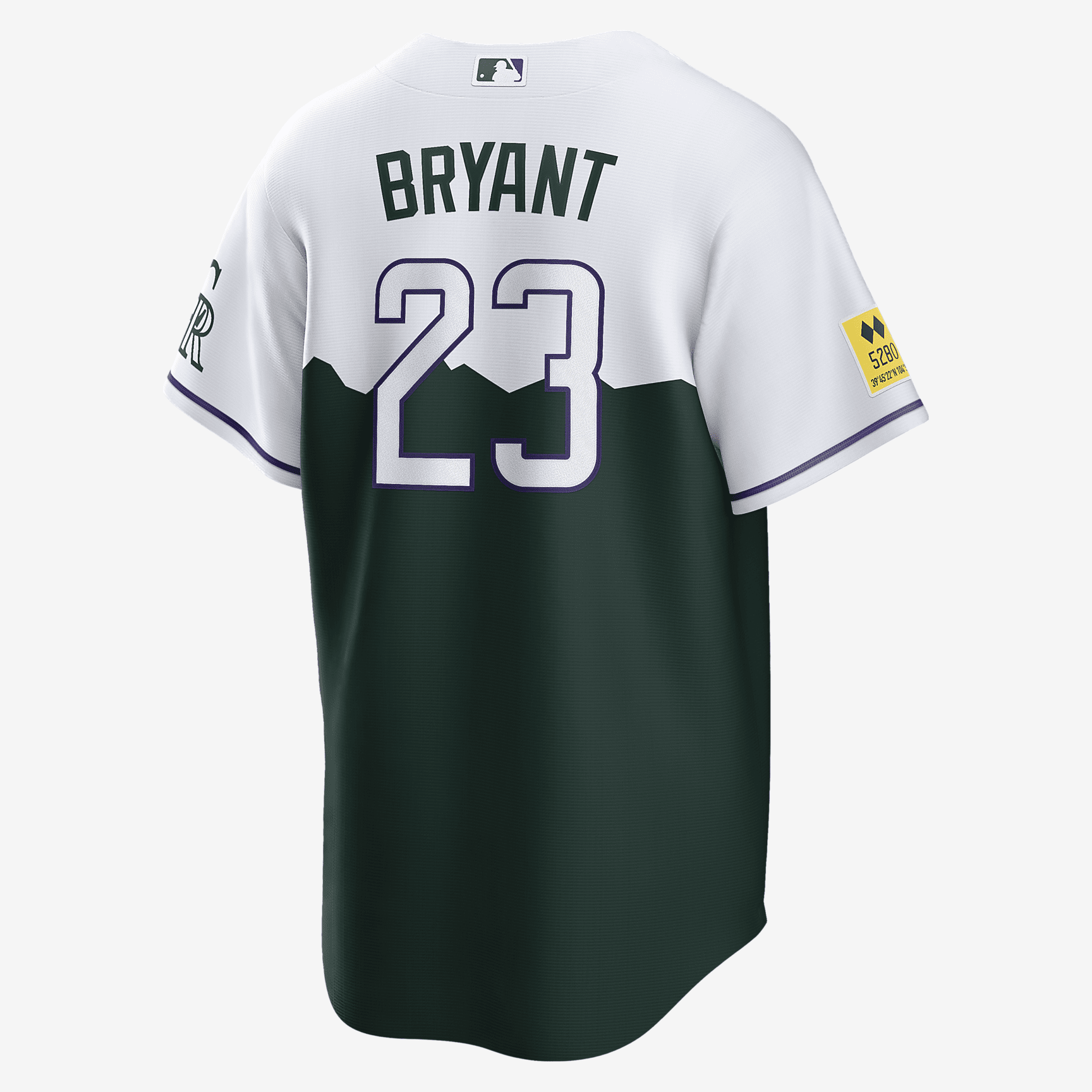 Kris Bryant Colorado Rockies City Connect Men's Nike MLB Replica Jersey - Green/White