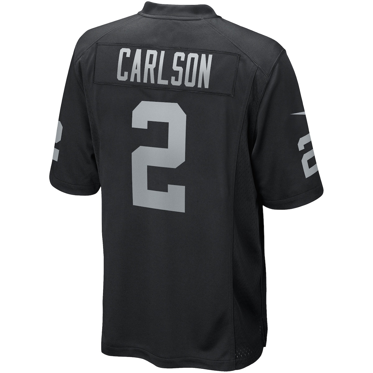 Men's Daniel Carlson Nike Raiders Game Jersey - Black