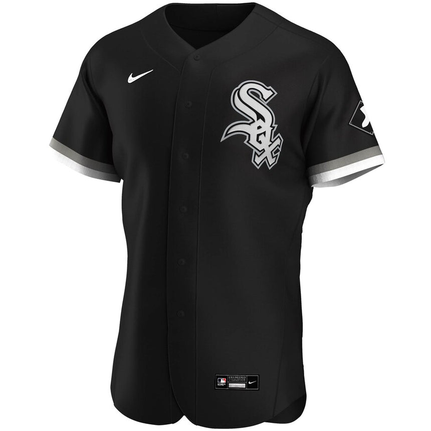 Men's Chicago White Sox Black Alternate Authentic Official Team Jersey