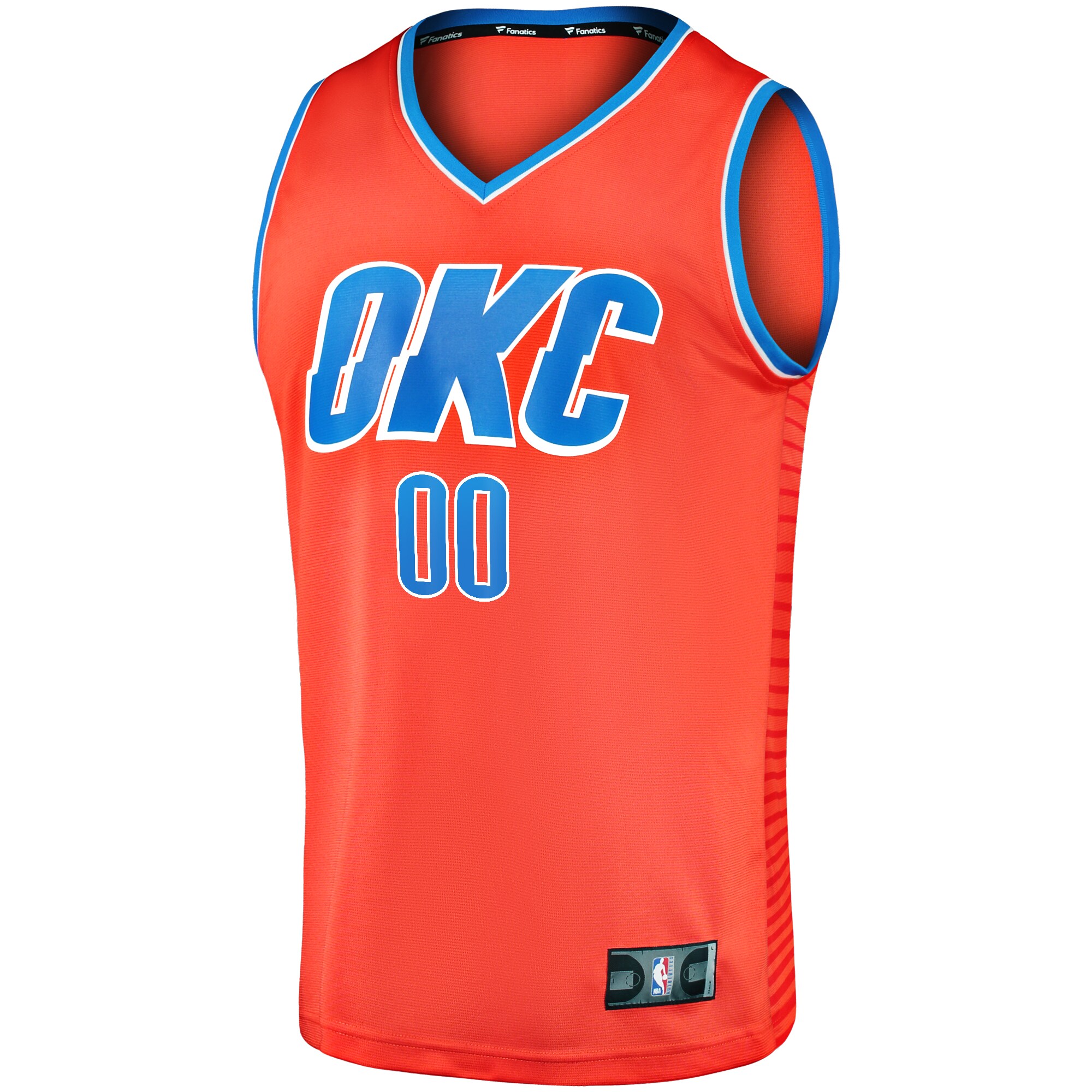 Oklahoma City Thunder Fanatics Branded 2022/23 Fast Break Custom Replica Jersey - Orange - Statement Edition