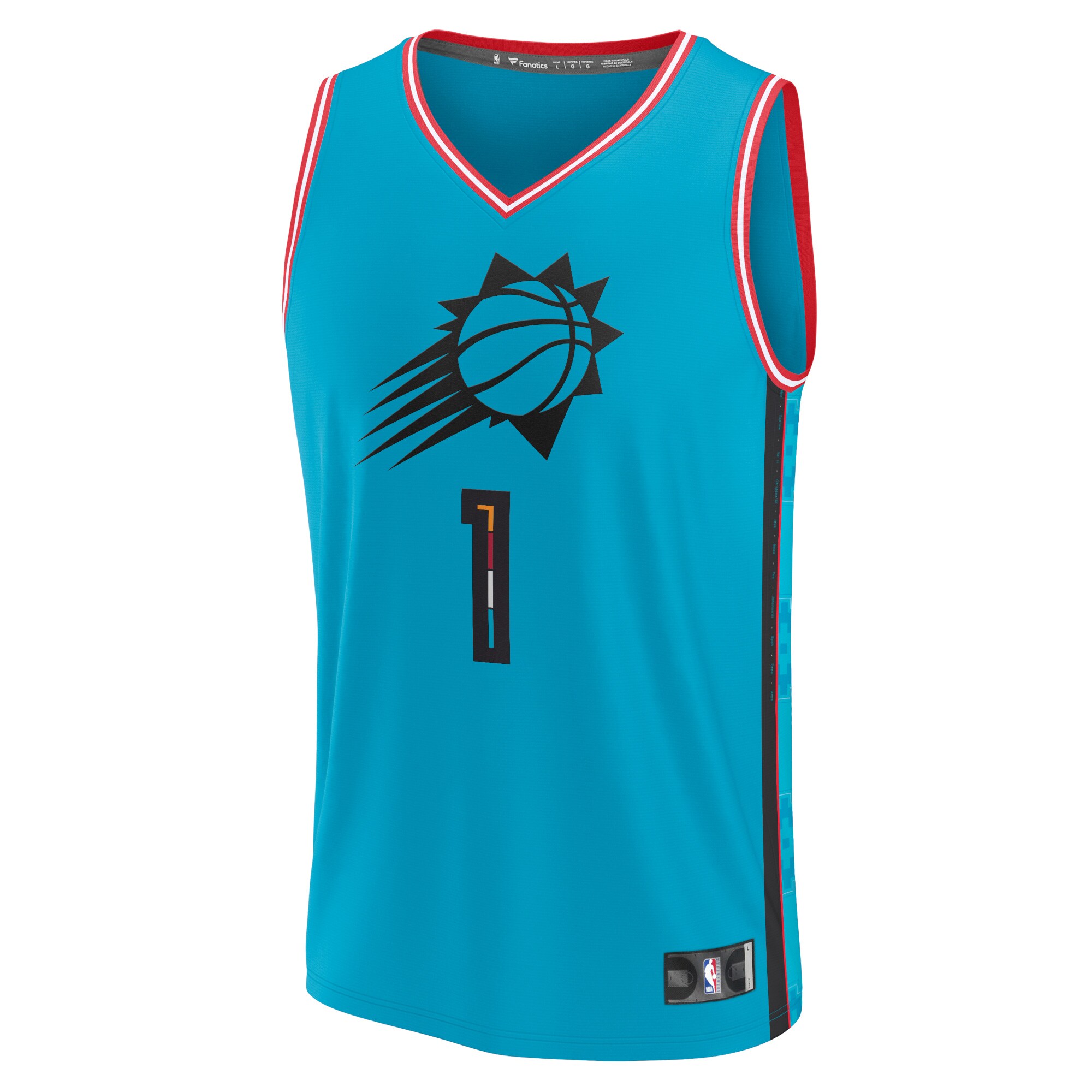 Devin Booker Phoenix Suns Fanatics Branded Youth 2022/23 Fastbreak Jersey - City Edition - Turquoise