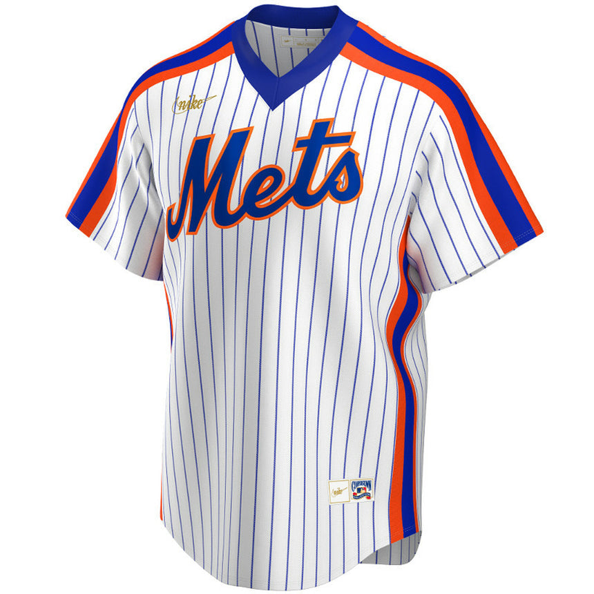 Men's Mike Piazza New York Mets Cooperstown Collection Royal Pinstripe Replica Jersey