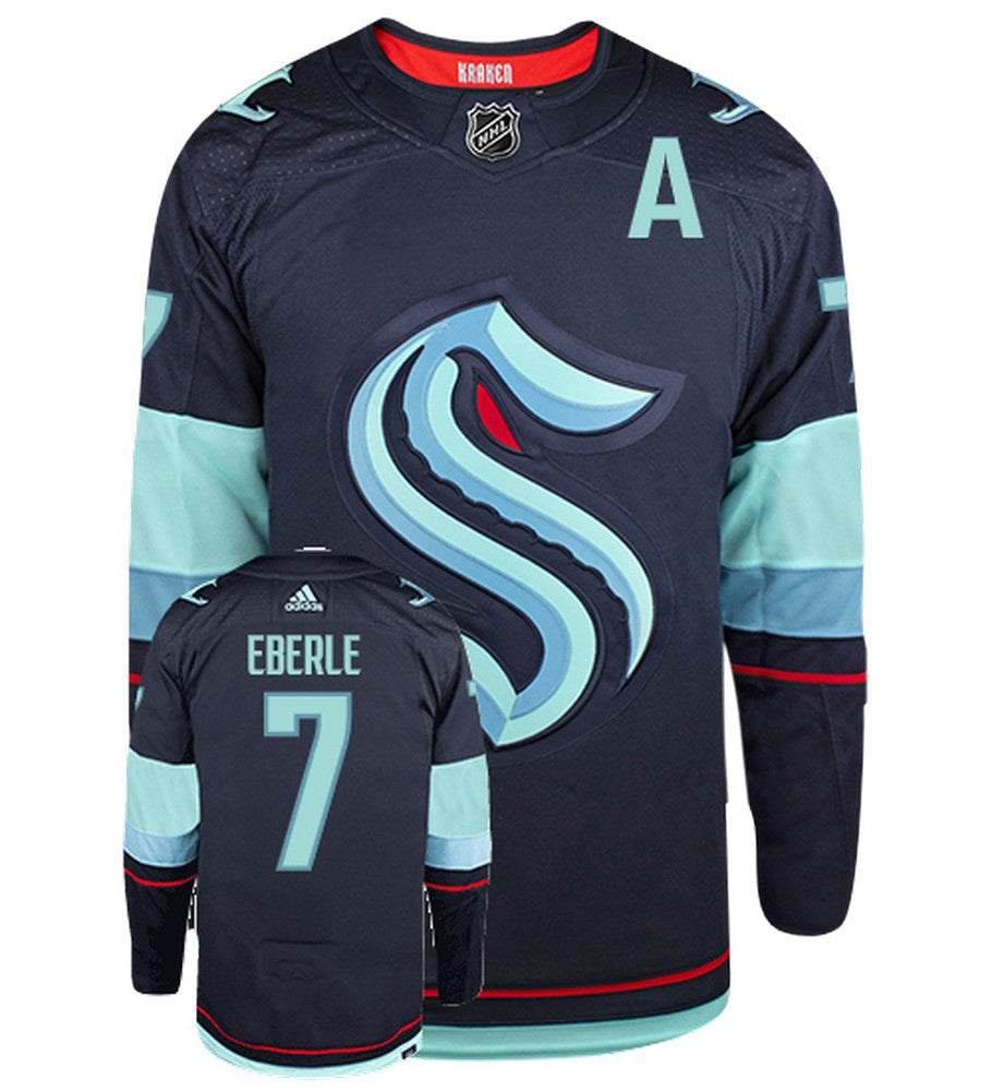 Jordans Eberle Seattle Kraken Adidas Primegreen Authentic NHL Hockey Jersey