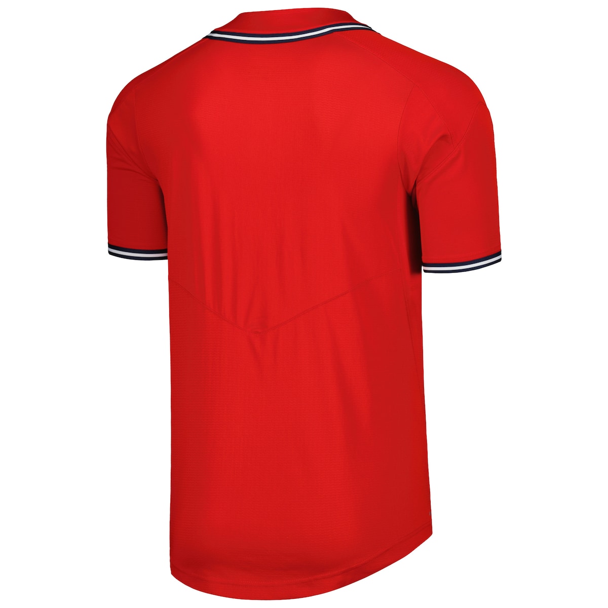 Men's  Nike Ole Miss Full-Button Replica Baseball Jersey - Red