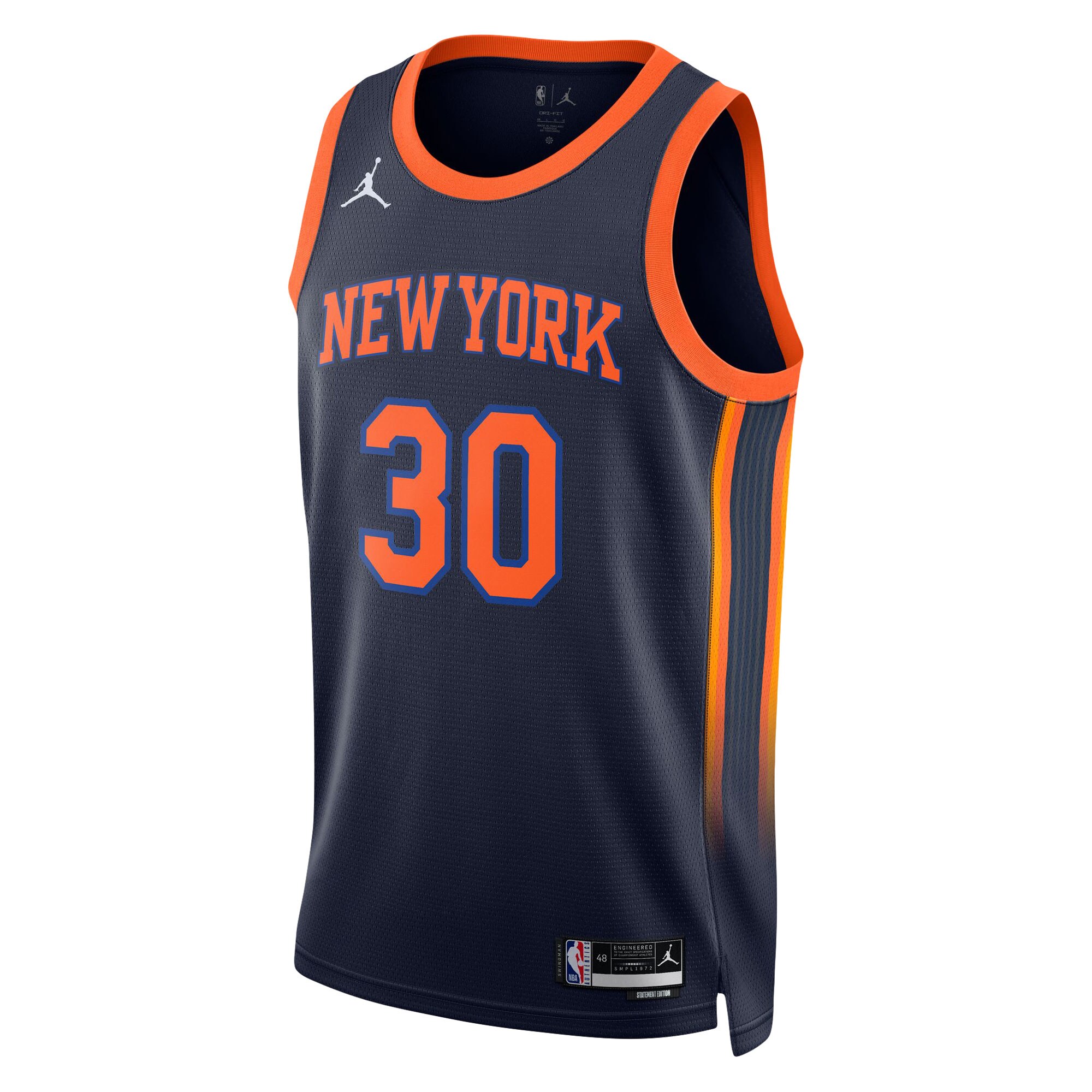 Julius Randle New York Knicks Jordans Brand Unisex Swingman Jersey - Statement Edition - Navy
