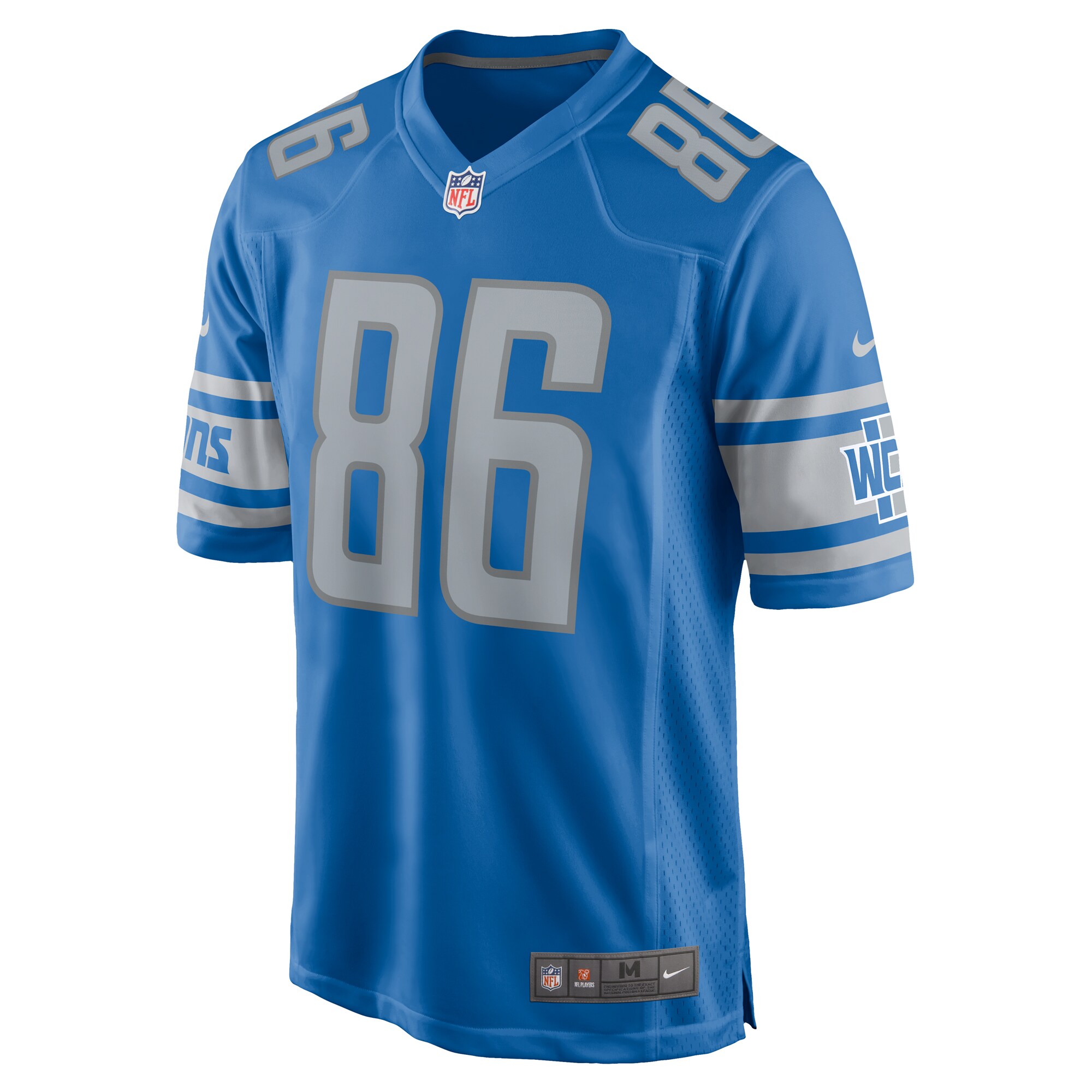 Darrell Daniels Detroit Lions Nike Team Game Jersey -  Blue